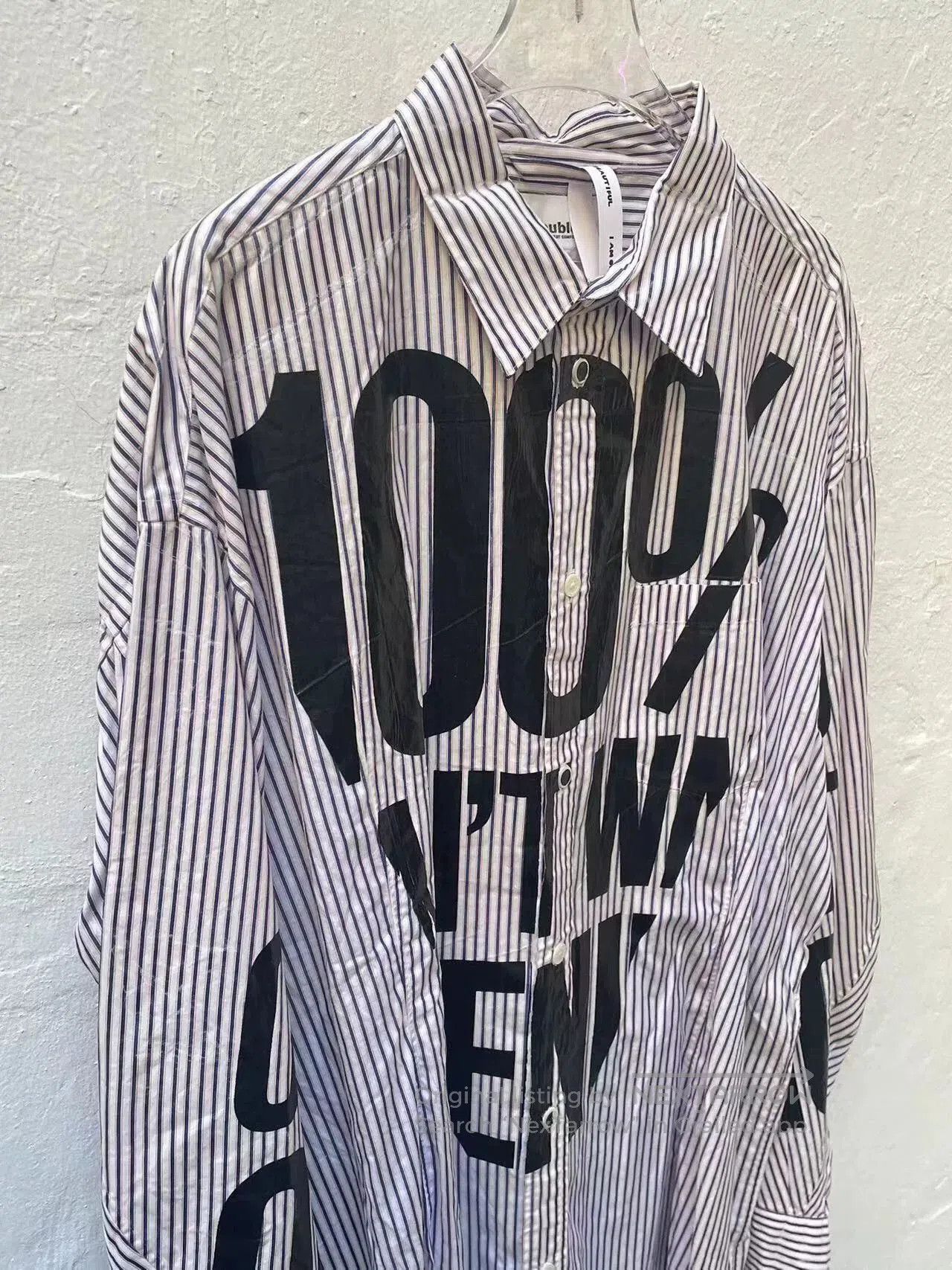 Doublet Unique Striped Statement Shirt. Size US M / EU 48-50 / 2 - 2 Thumbnail
