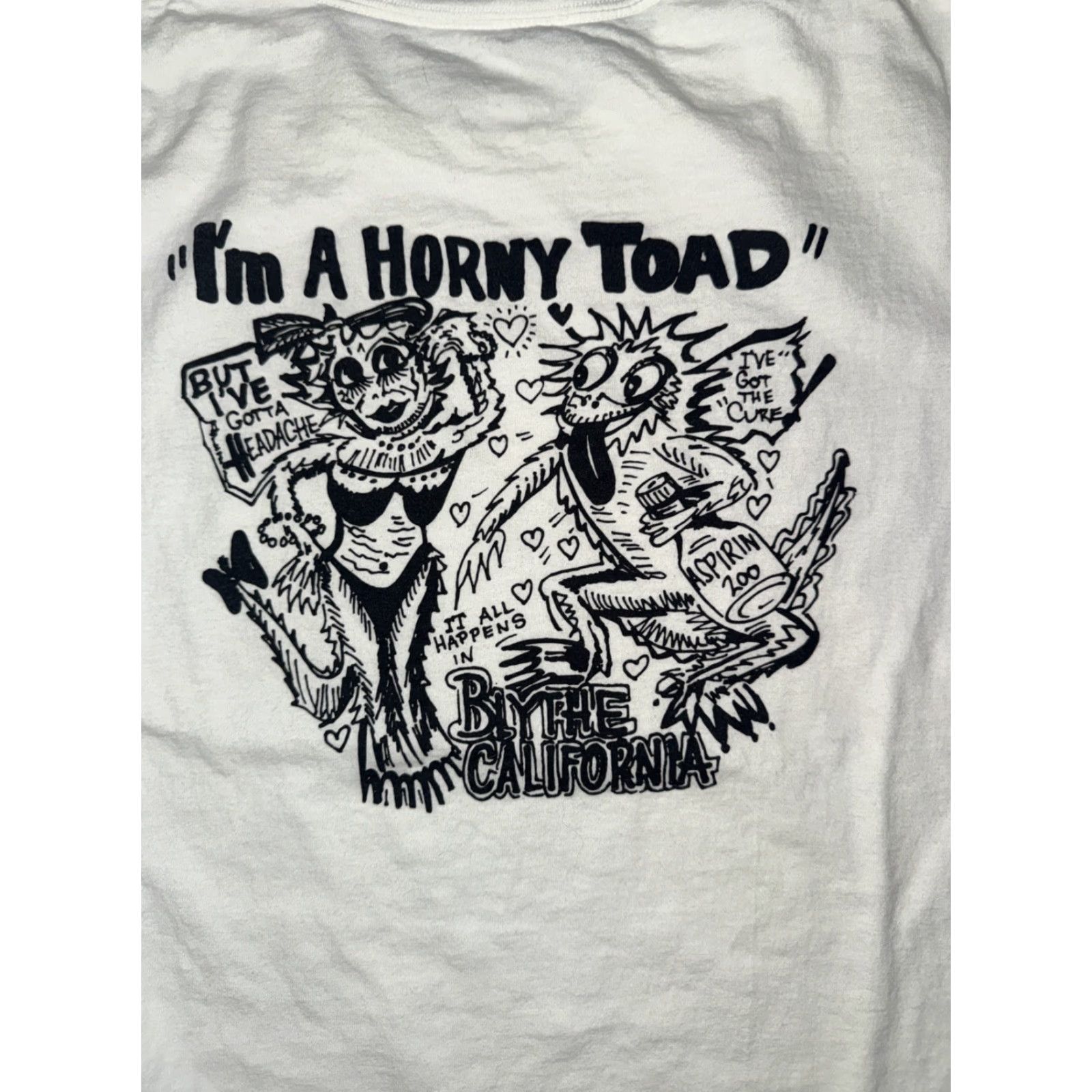 Vintage VINTAGE Bar Souvenir T-Shirt White Medium 19x26 “I’m A Horny Toad” M & M Shirt Mens 90s Classic Music Size US M / EU 48-50 / 2 - 2 Thumbnail