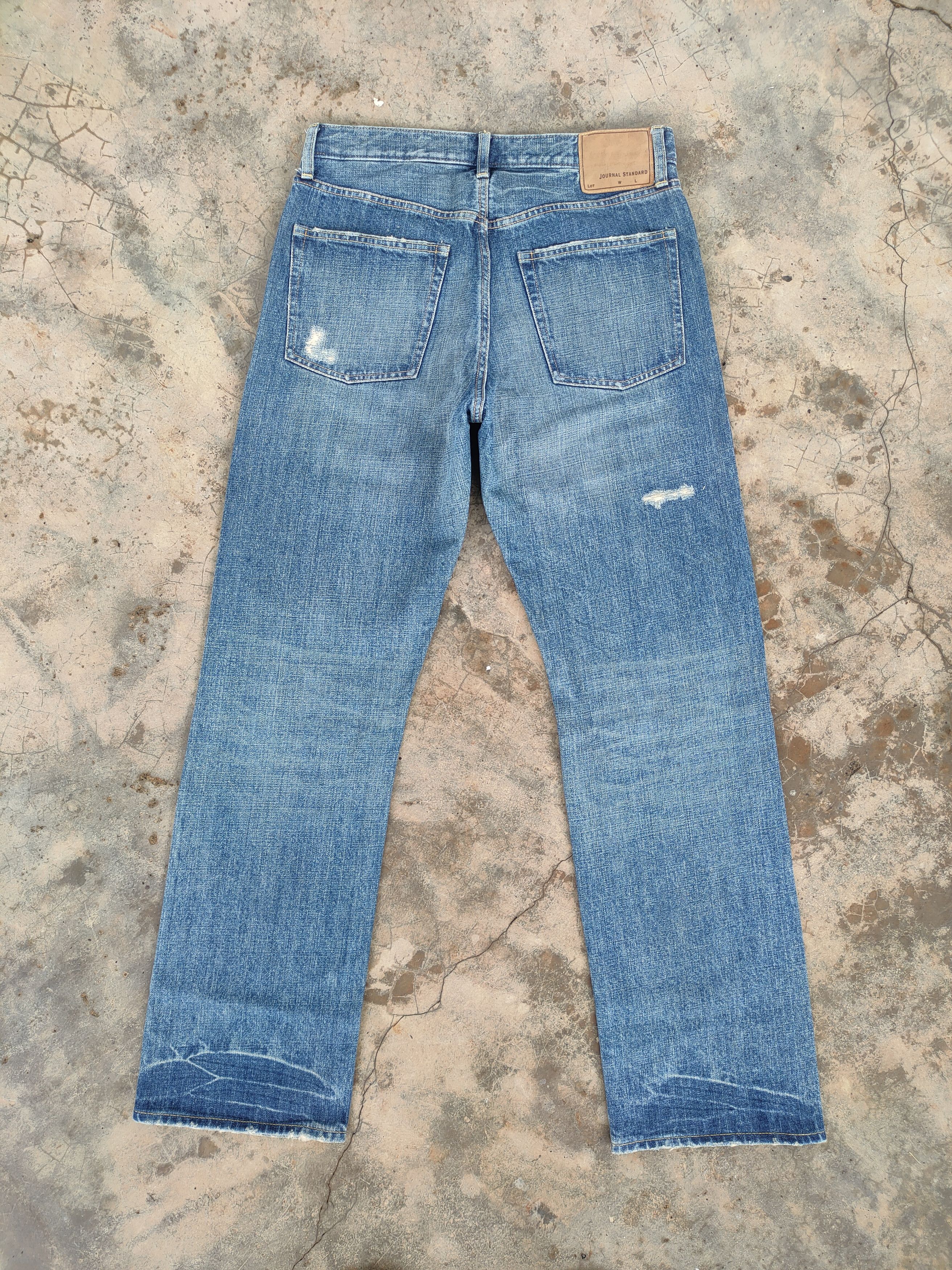 Vision Streetwear Vintage japanese button fly faded jeans denim pants Size US 30 / EU 46 - 3 Thumbnail