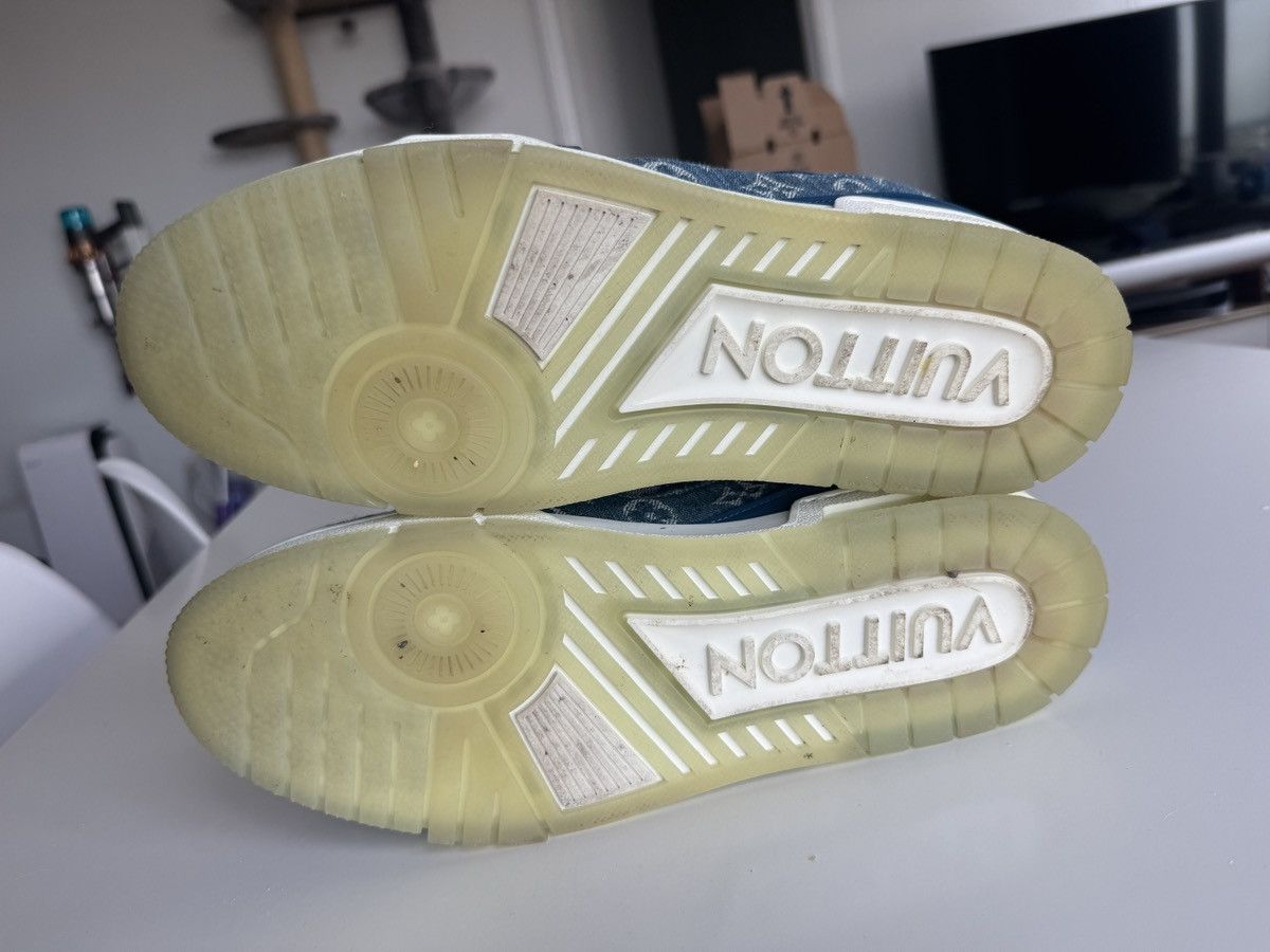 Louis Vuitton Louis Vuitton LV Trainer Monogram Denim Size US 9.5 / EU 42-43 - 8 Thumbnail