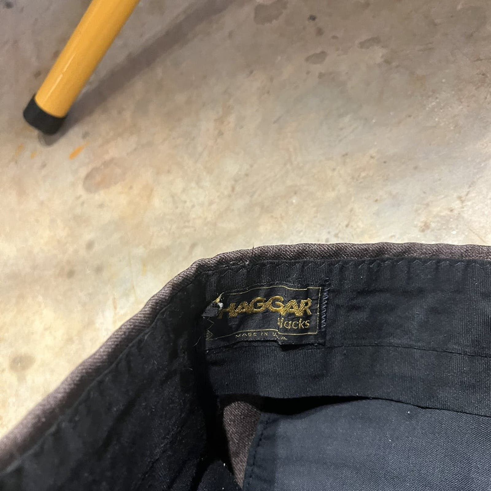 Vintage Vintage 70s Haggar Slacks Brown Talon Trousers 31x30 Size US 31 - 5 Thumbnail