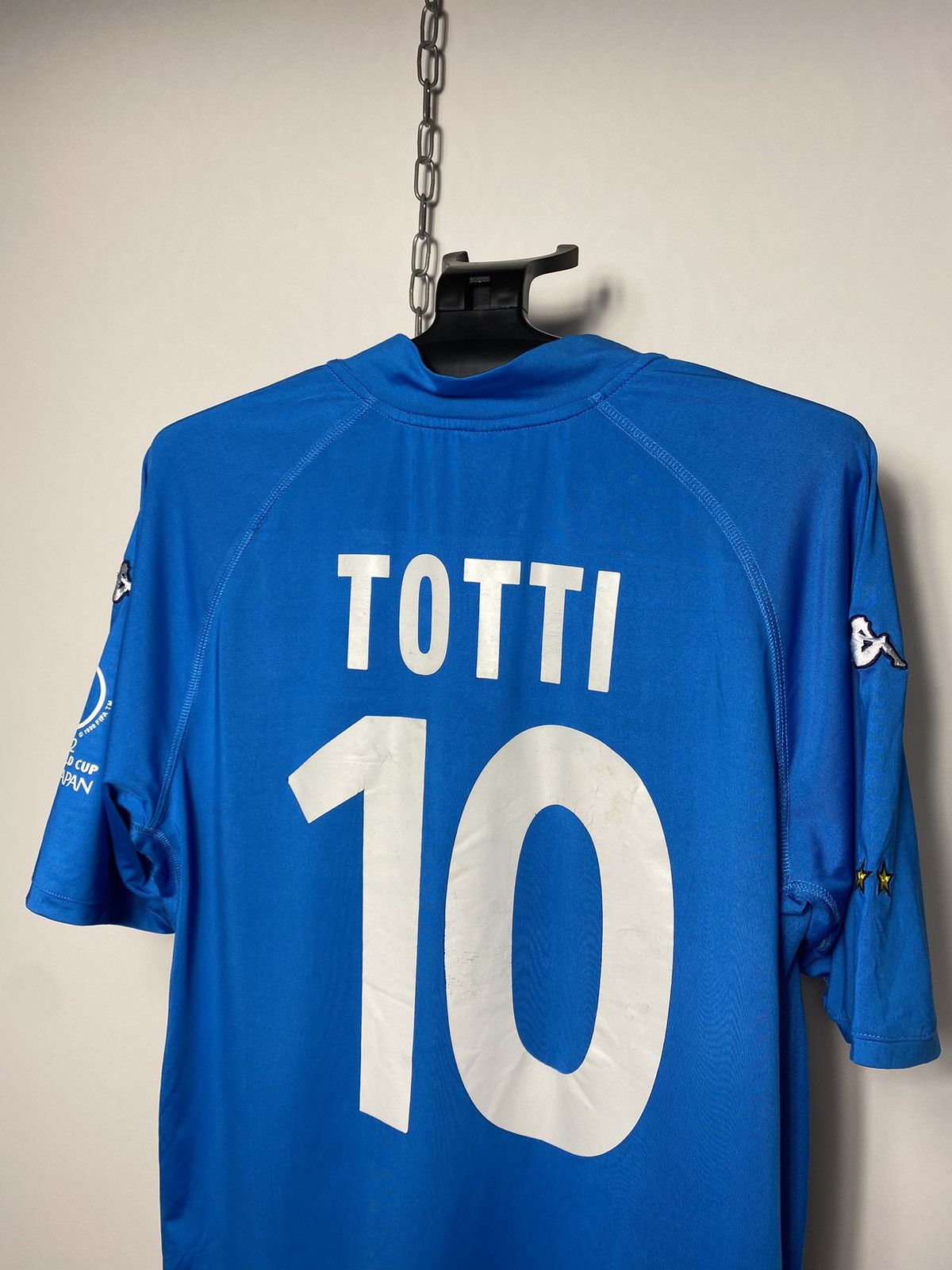 Rare Italy 2002 World Cup #10 Francesco Totti Kappa Jersey