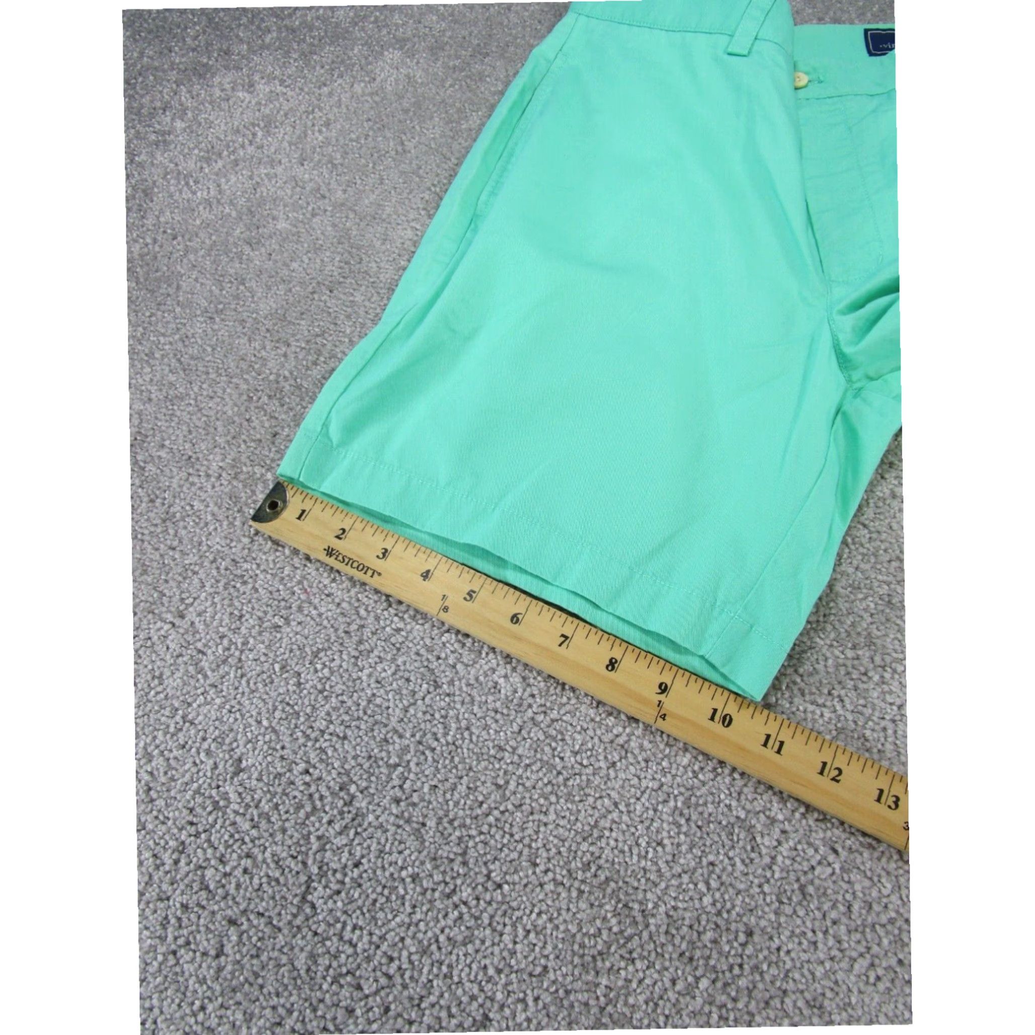 Vineyard Vines Vineyard Vines Mens 30 Extra Large XL Green Blue Cotton Twill Chinos Golf Size US 30 / EU 46 - 4 Thumbnail