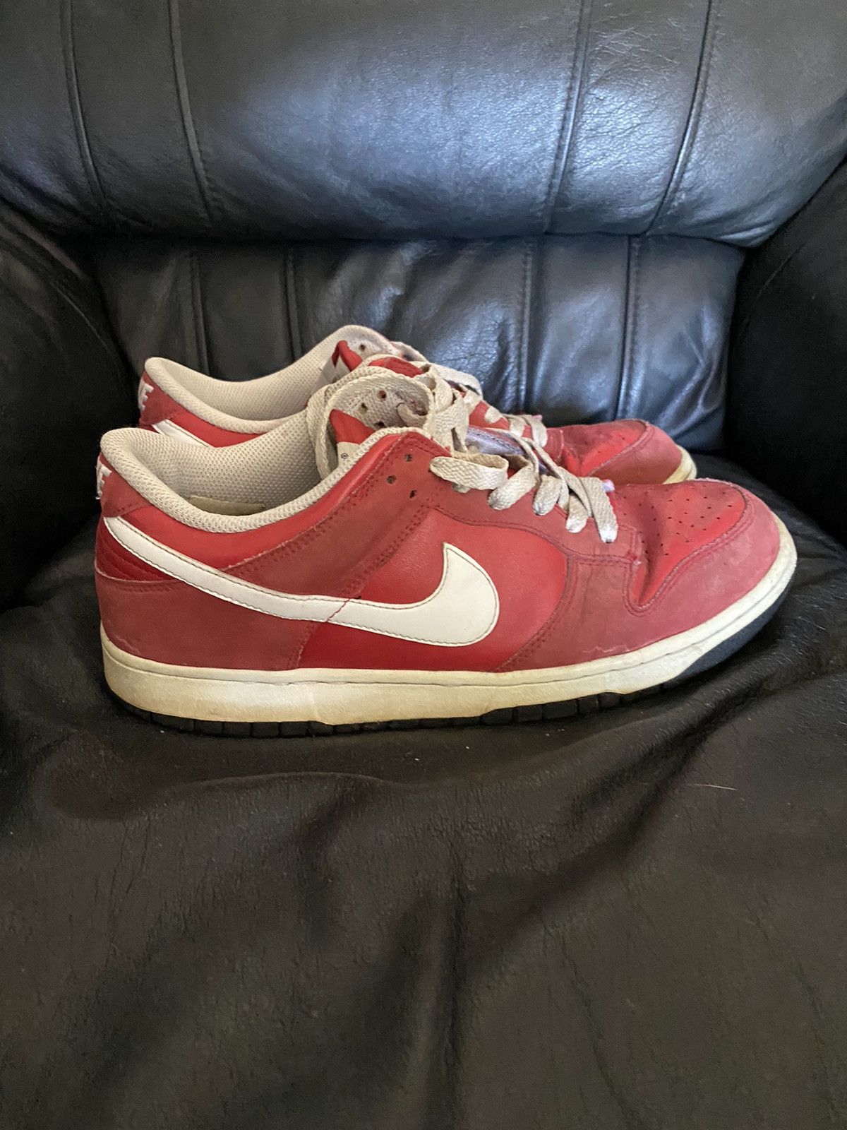 Nike Nike Dunk Low 2012 Sport Red Size US 10 / EU 43 - 2 Thumbnail