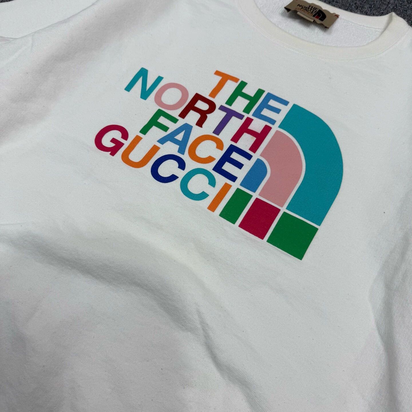 Gucci Gucci x The North Face white hoodie L 99 new Size L / US 10 / IT 46 - 3 Thumbnail