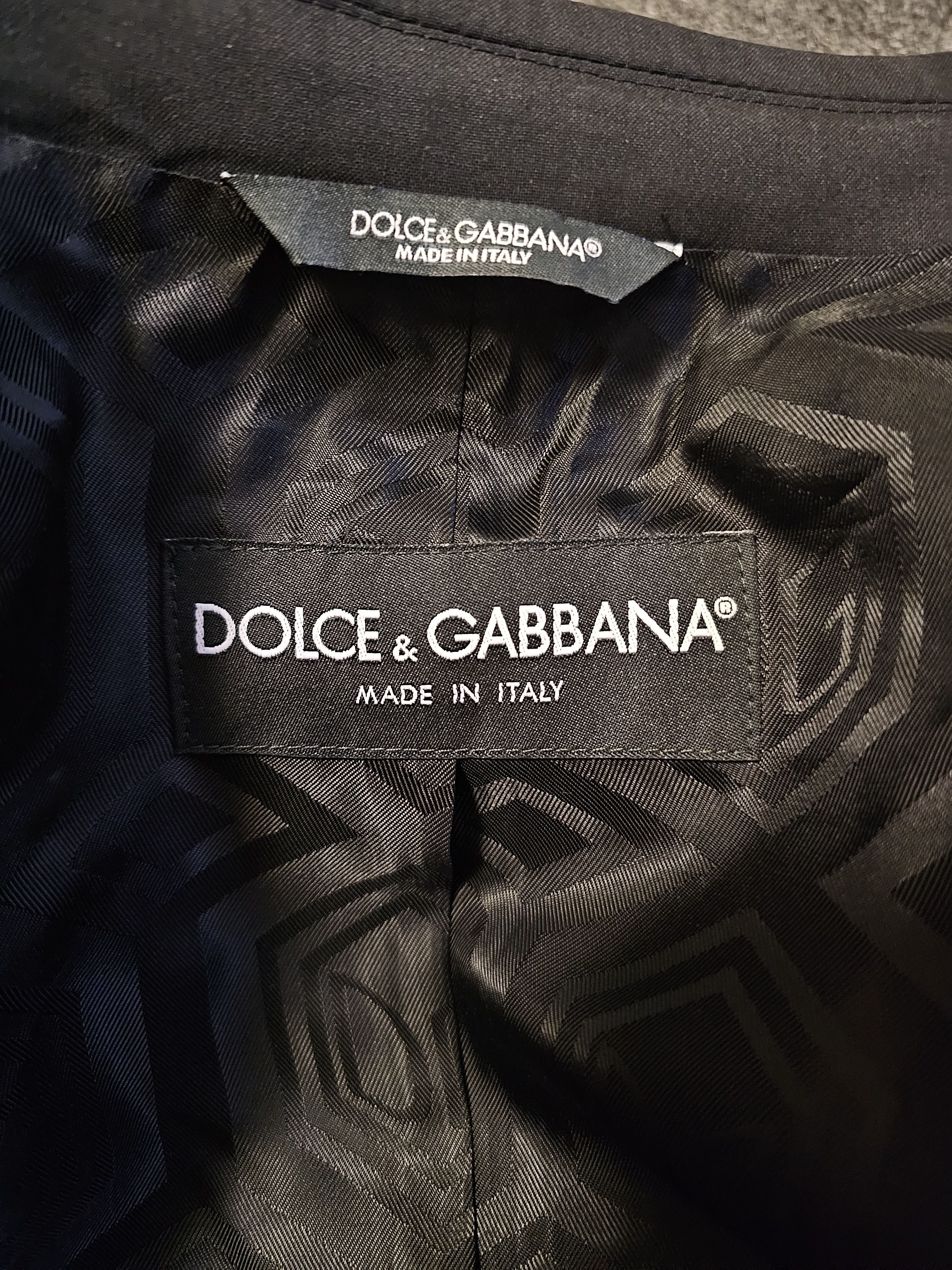 Dolce & Gabbana Dolce & Gabbana Wool and Silk Suit Blazers Jacket Size 54 Size 54R - 3 Thumbnail