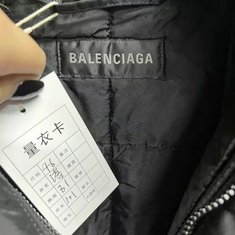 Balenciaga Balenciaga Black Solid Zip Midi Long Sleeve Coat Jacket Size US S / EU 44-46 / 1 - 3 Thumbnail