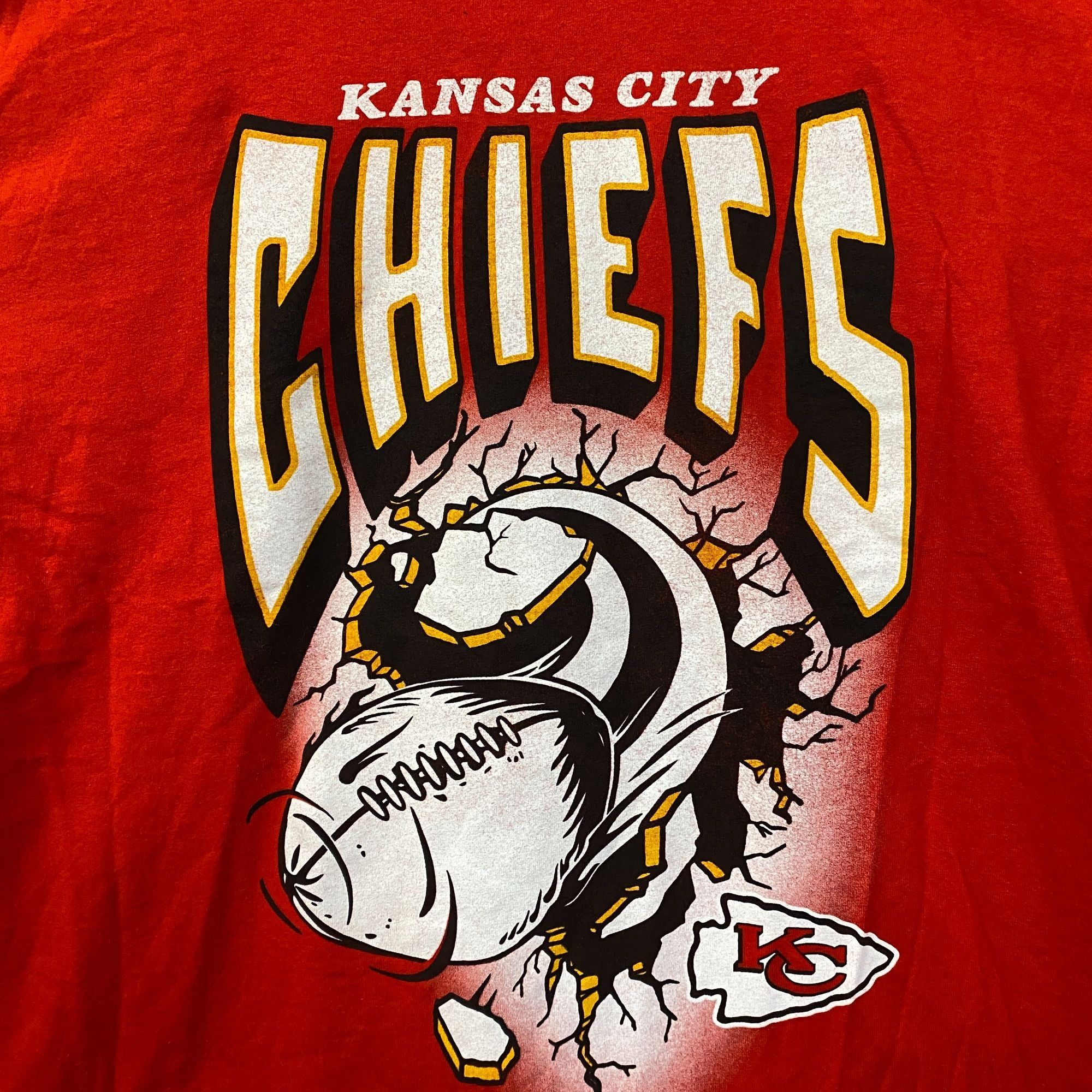 Junk Food Junk Food NFL Kansas City Chiefs Break Through T-Shirt Large Size US L / EU 52-54 / 3 - 2 Thumbnail