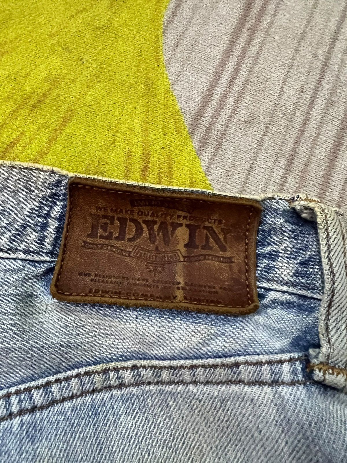 Edwin Vintage Edwin Baggy Distressed Faded Dirty Jean Very Rare Size US 30 / EU 46 - 20 Thumbnail