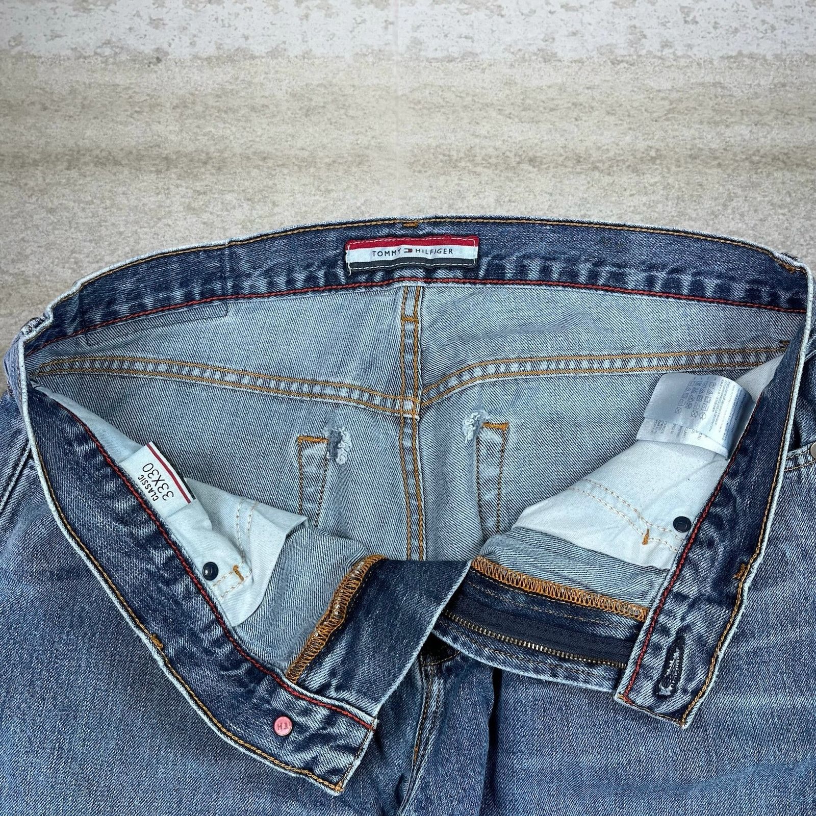 Tommy Hilfiger Vintage Y2K Tommy Hilfiger Jeans 34x30 Relaxed Medium Wash Size US 34 / EU 50 - 4 Thumbnail