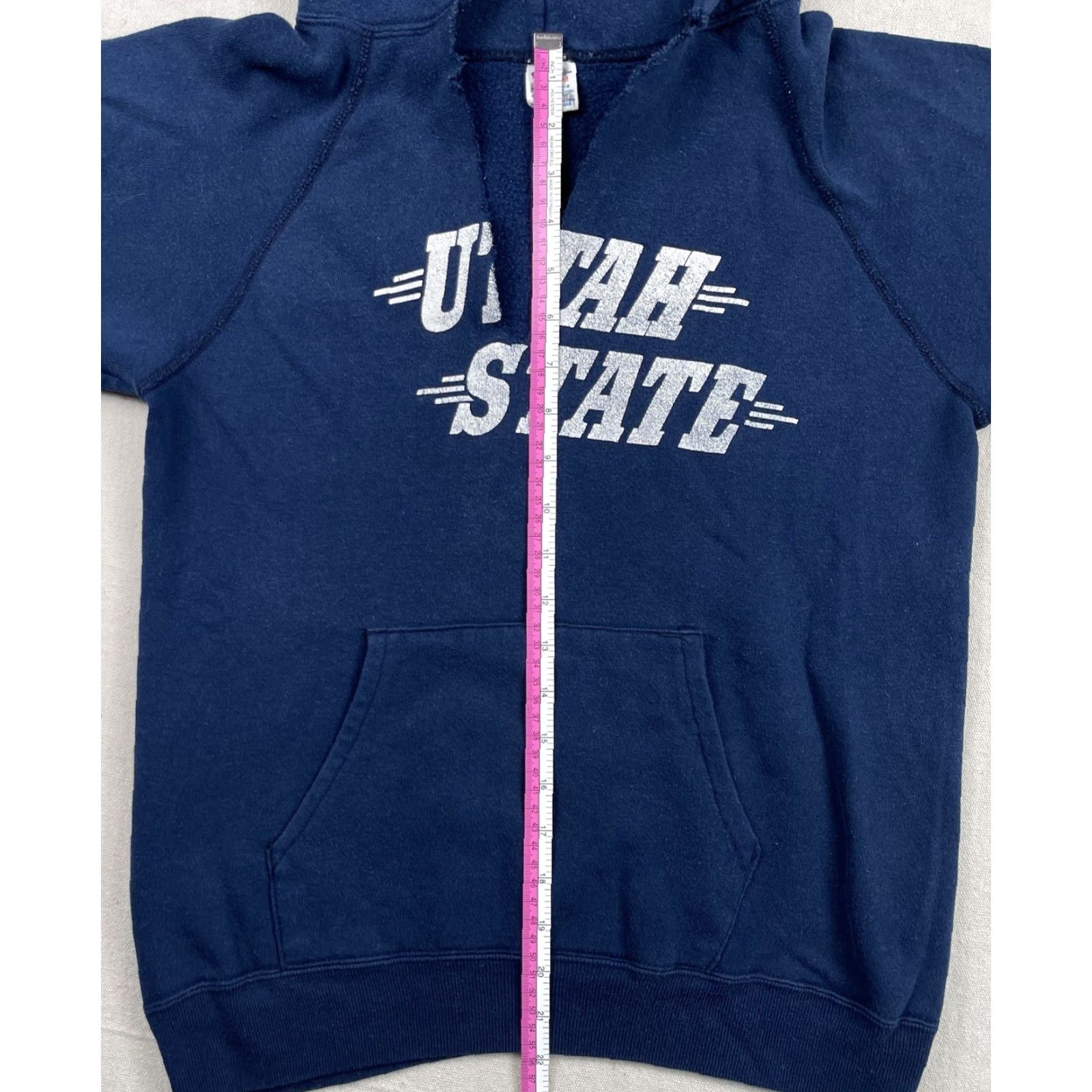 Champion VINTAGE Champion Hoodie Utah State University M Blue 80s Collegiate Pullover Mens Size US M / EU 48-50 / 2 - 7 Thumbnail