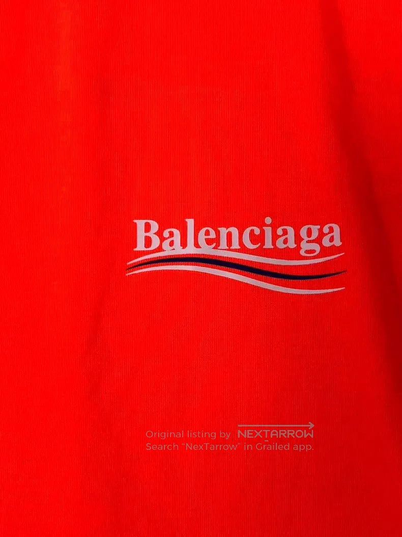 Balenciaga Balenciaga Solid Color Round Neck Short Sleeve T-Shirt wit Size US S / EU 44-46 / 1 - 3 Thumbnail