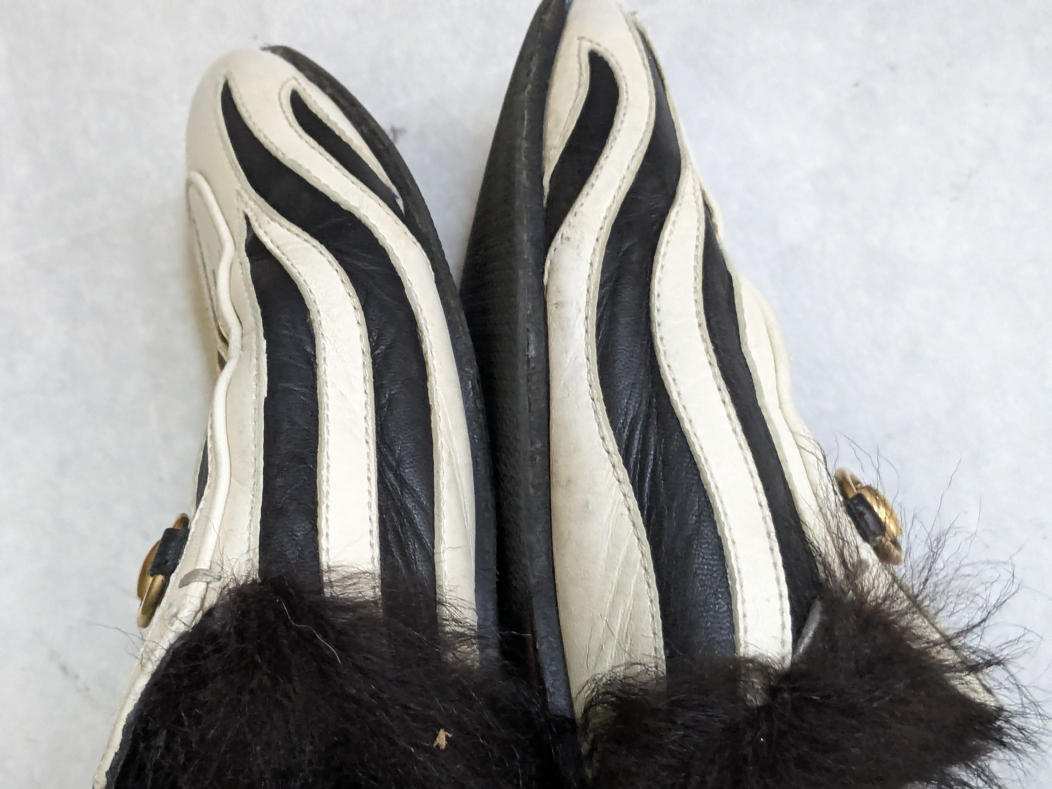 Gucci Gucci Horsebit Loafers White Black Leather 7 40 Princetown Size US 7 / EU 40 - 8 Thumbnail
