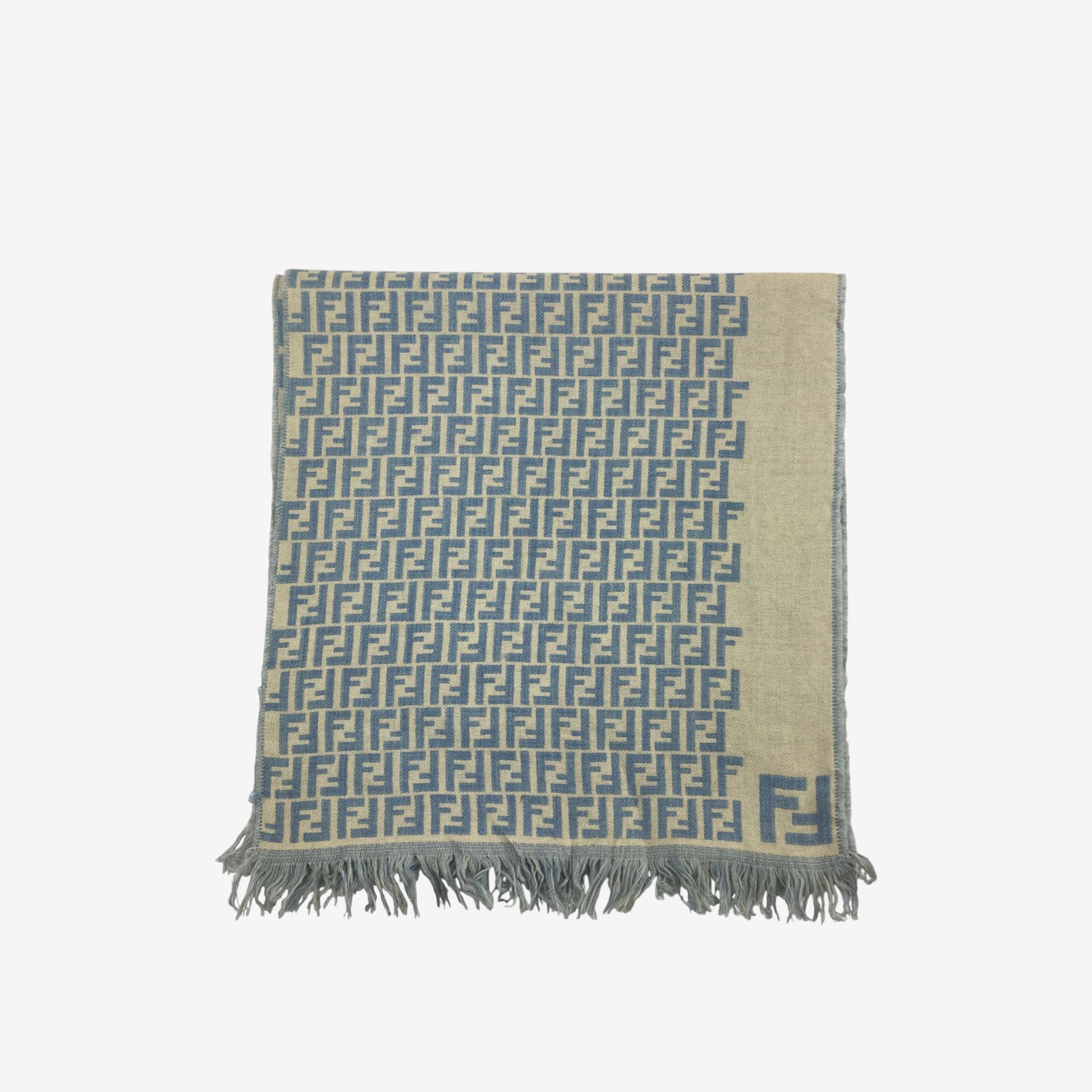 Fendi Vintage Fendi Scarf Muffler Wool Cashmere Scarves Size ONE SIZE - 2 Thumbnail