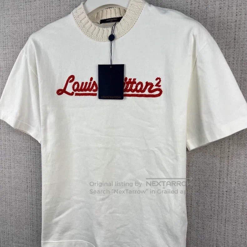 Louis Vuitton Louis Vuitton SS22 Logo Letter Embroidery Crew Neck Short Size US XS / EU 42 / 0 - 2 Thumbnail