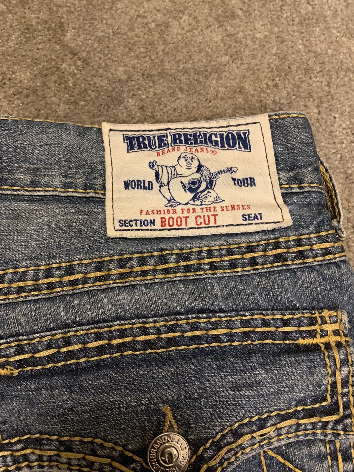 True Religion True Religion Boot Cut Y2K Denim Jeans Size US 34 / EU 50 - 3 Thumbnail