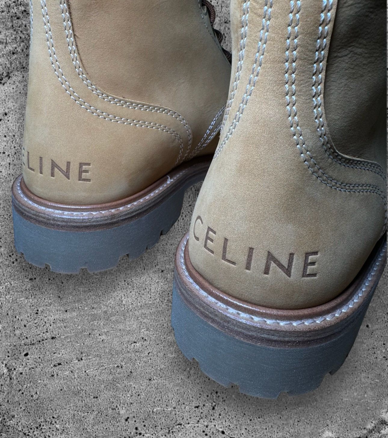 Celine × Hedi Slimane CELINE HOMME “FW21 KURT HIGH LACE-UP BOOT 35” Size US 8.5 / EU 41-42 - 6 Thumbnail