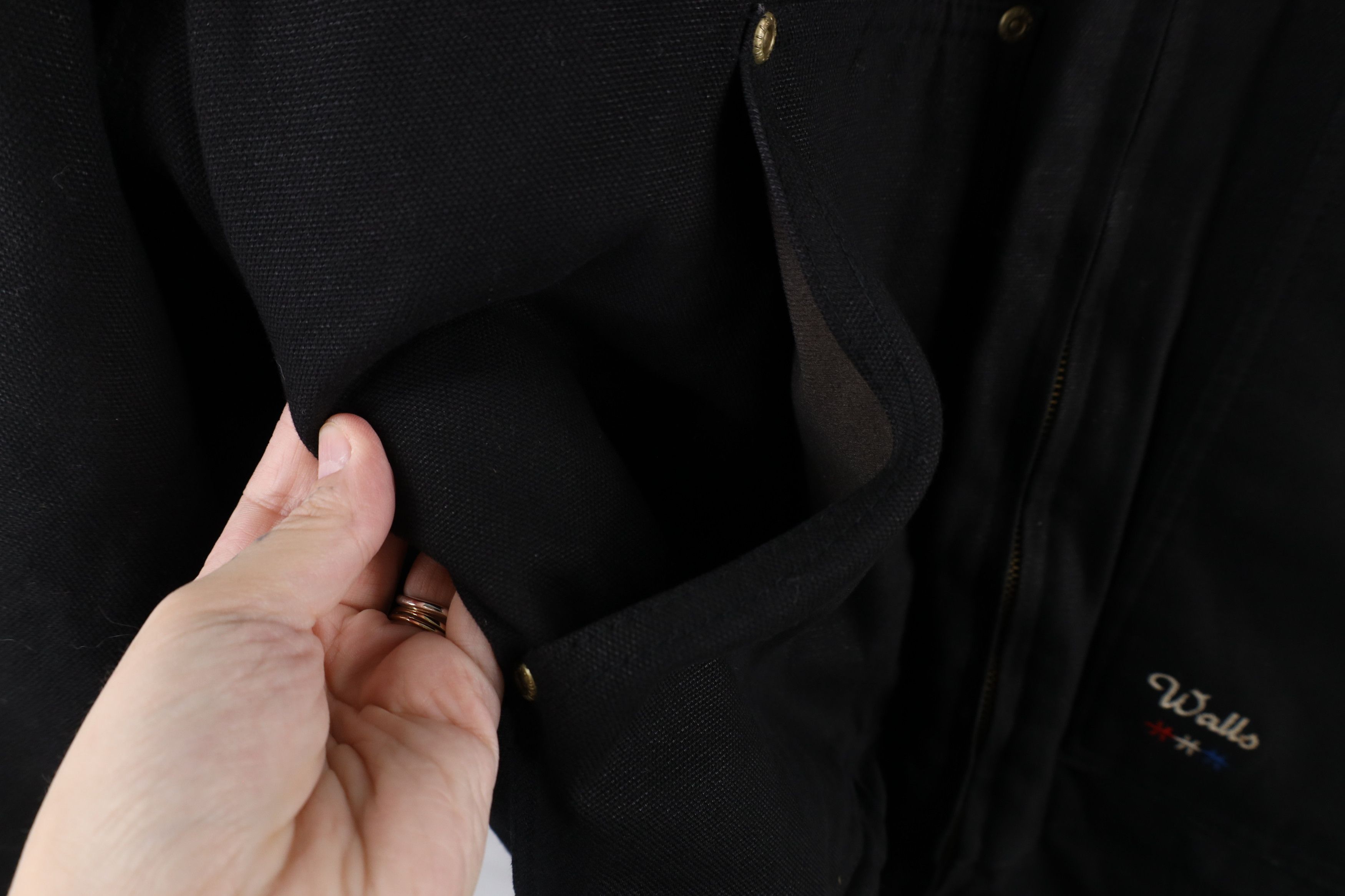 Vintage × Walls Vintage Walls Zero Zone Canvas Hooded Work Jacket Black Size US XL / EU 56 / 4 - 7 Thumbnail