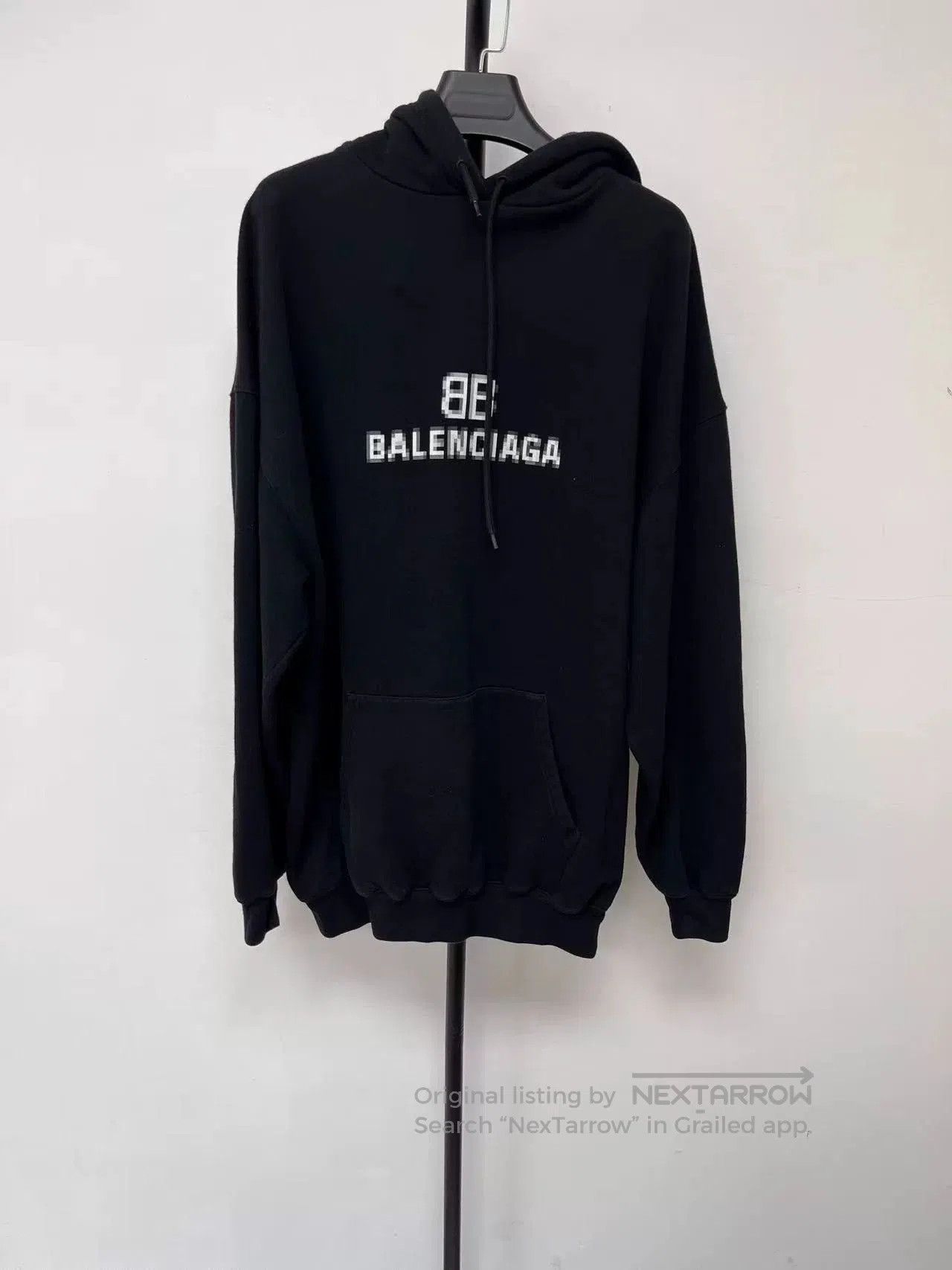 Balenciaga Logo Hoodie Black XS.