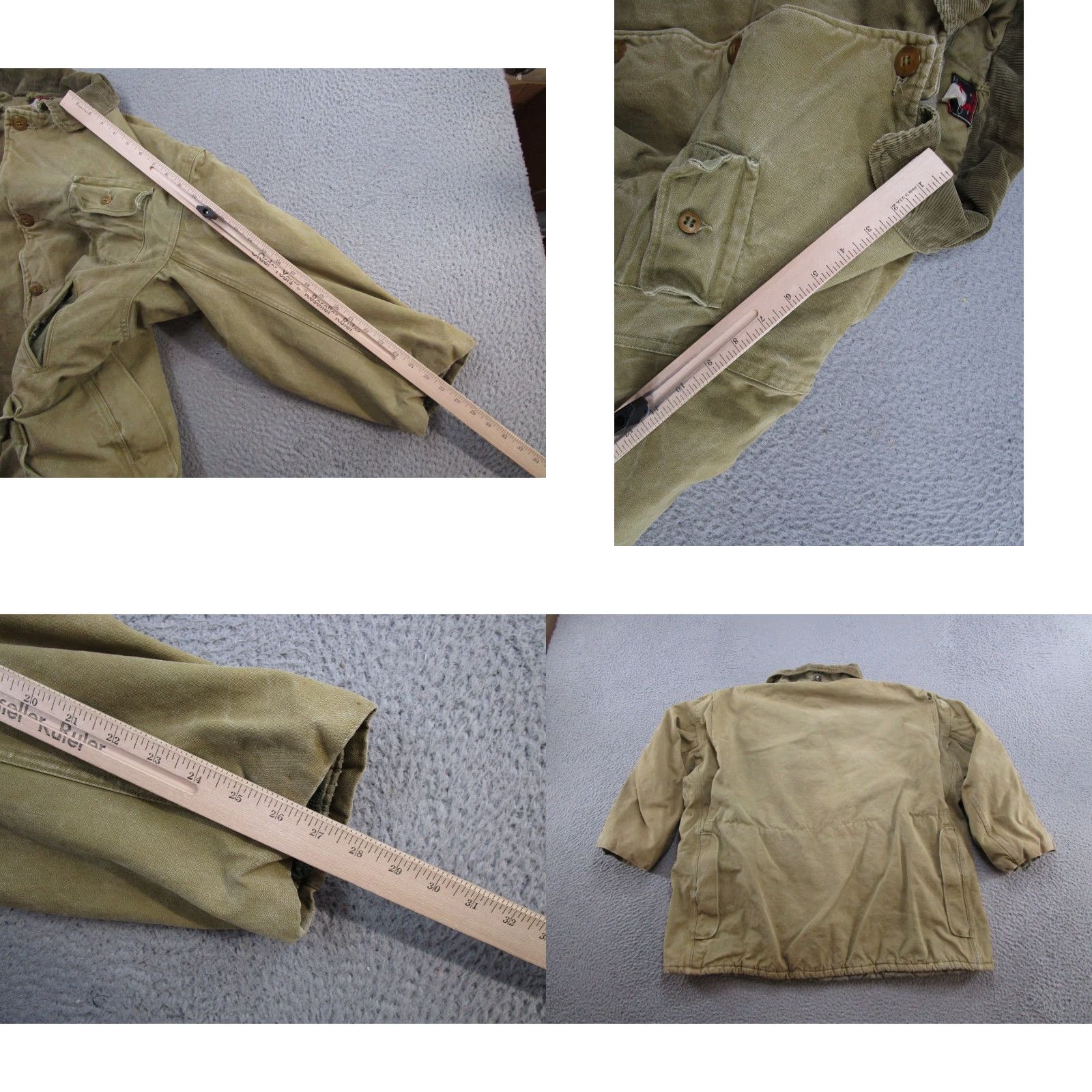 Vintage VINTAGE Red Head Hunting Jacket Mens Cotton Canvas Overcoat USA 40s 50s Brown Regular L Jacket Size US L / EU 52-54 / 3 - 8 Thumbnail