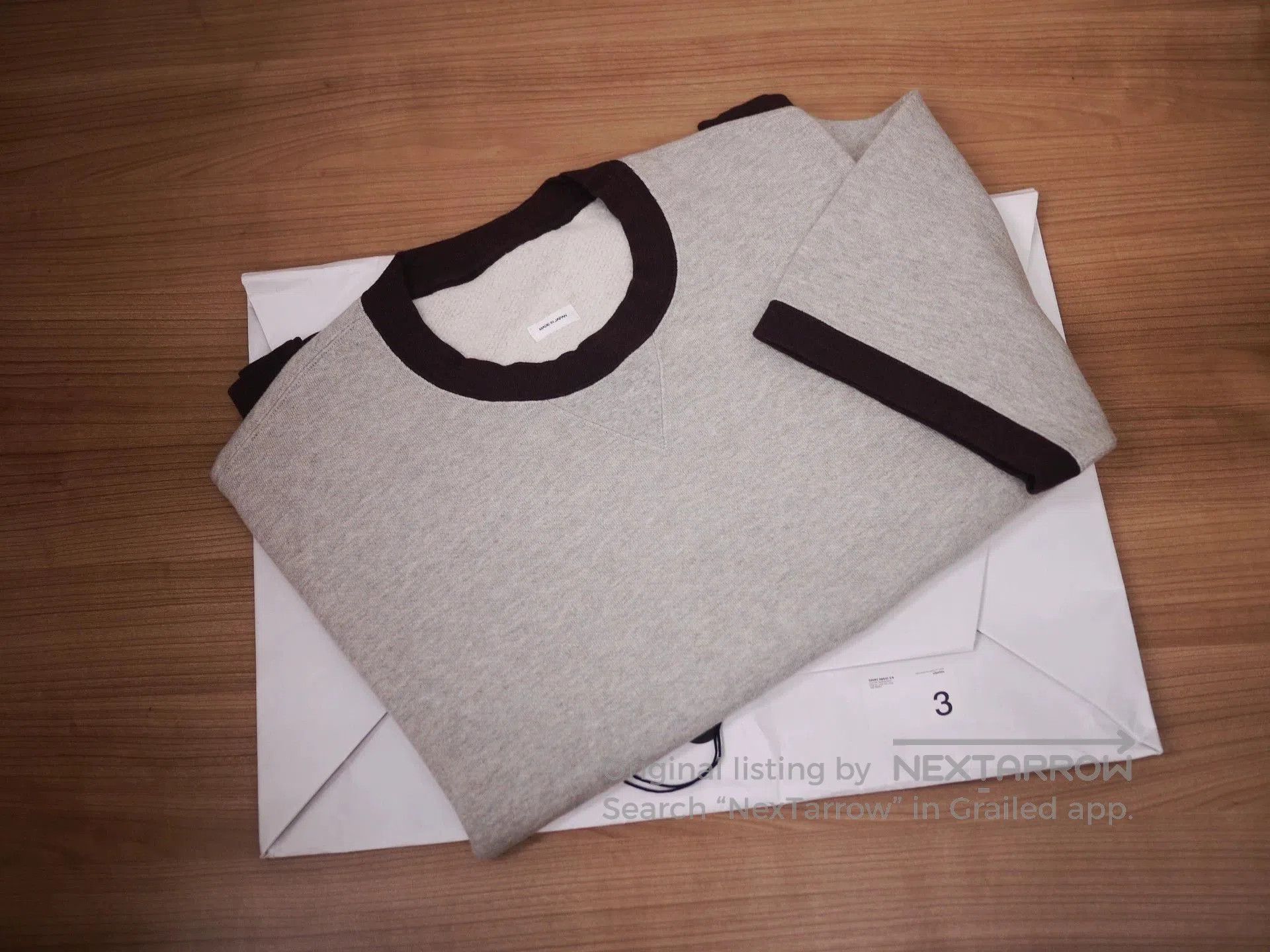 Visvim Gray Short Sleeve Crew Neck Shirt - Size L. Size US L / EU 52-54 / 3 - 6 Thumbnail