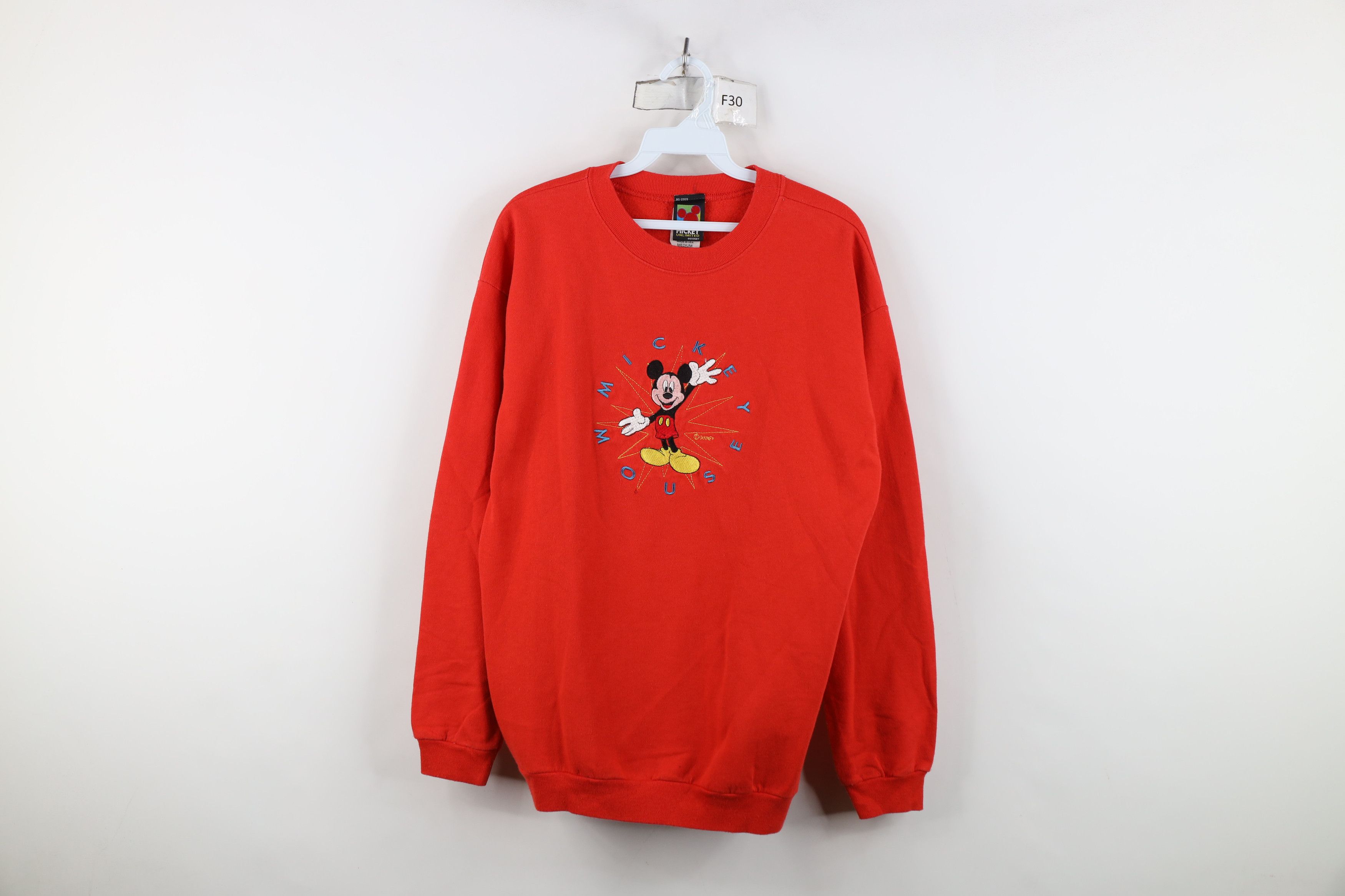 Disney Vintage 90s Disney Mickey Mouse Crewneck Sweatshirt USA Size US M / EU 48-50 / 2 - 1 Thumbnail