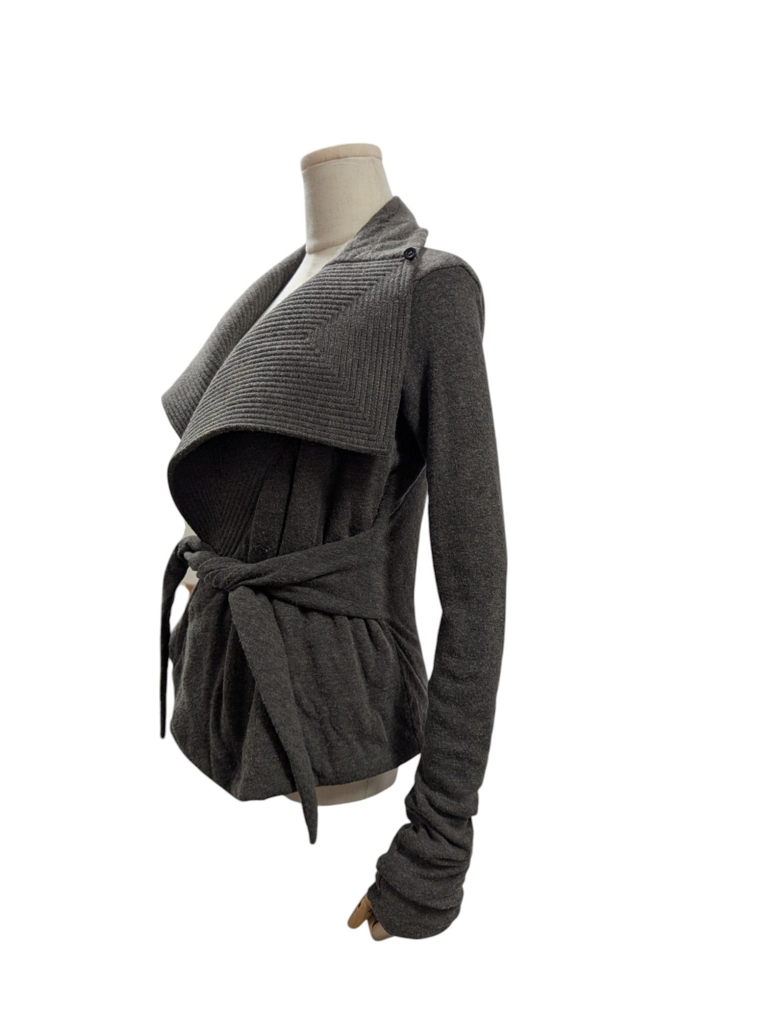 Rick Owens Lilies Dusty Olive Green Short Robe With Wrapping Size S / US 4 / IT 40 - 6 Thumbnail