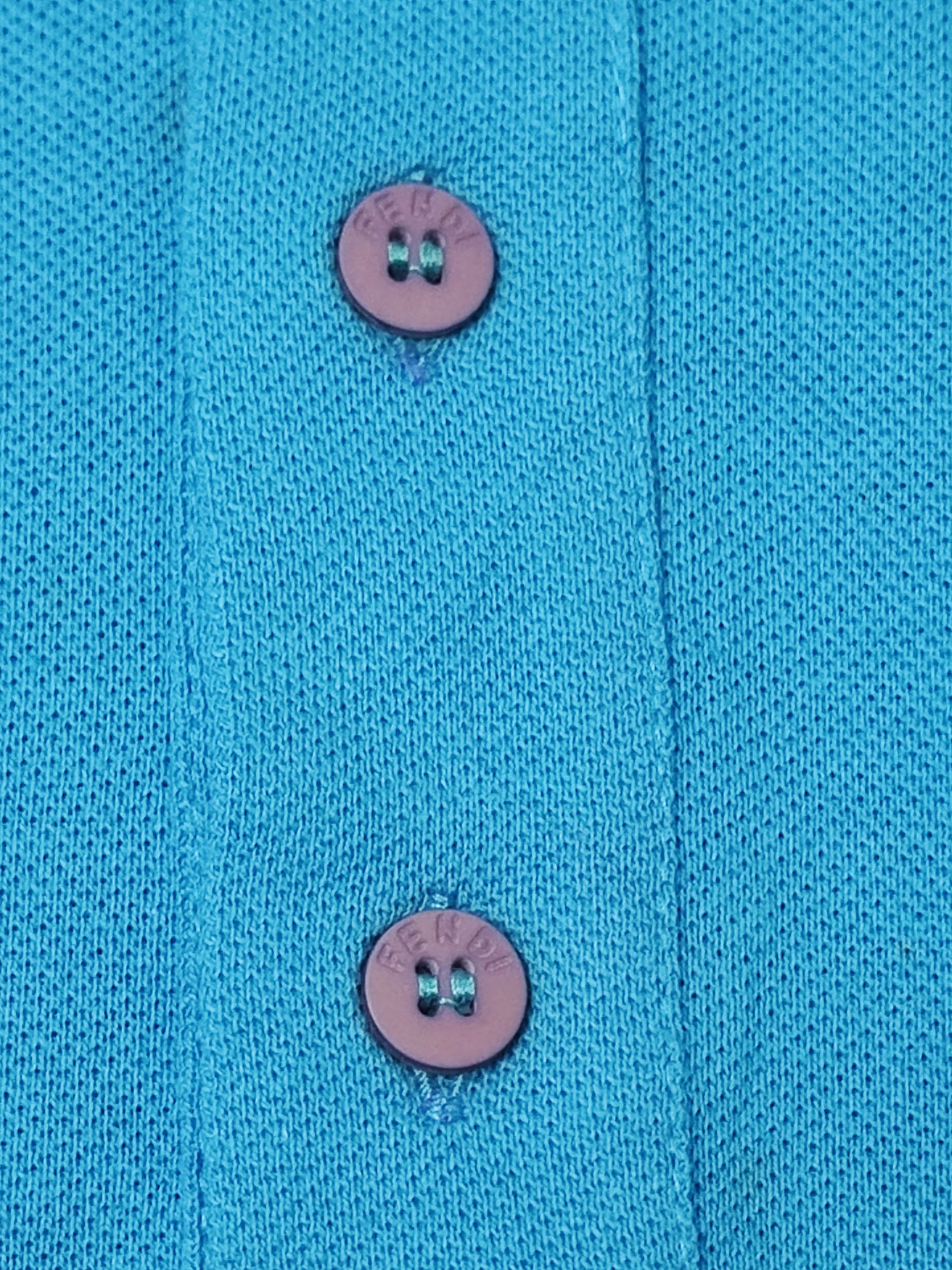 Designer × Fendi Vintage Fendi Embroidered Polo Shirt Size US L / EU 52-54 / 3 - 7 Thumbnail