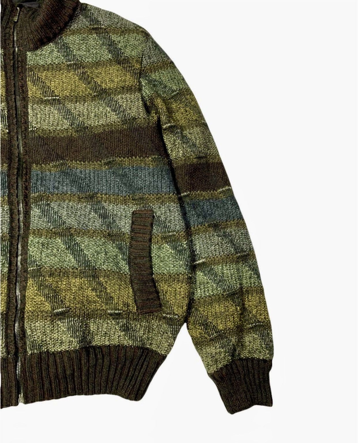 Missoni 🔥MISSONI REVERSIBLE BOMBERS JACKETS WOOL/PUFFER Size US M / EU 48-50 / 2 - 3 Thumbnail