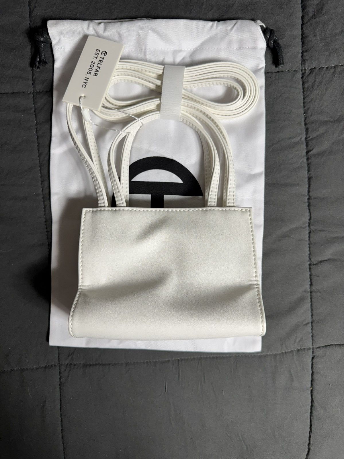 Telfar Telfar Small White Shopping Bag Size ONE SIZE - 3 Thumbnail