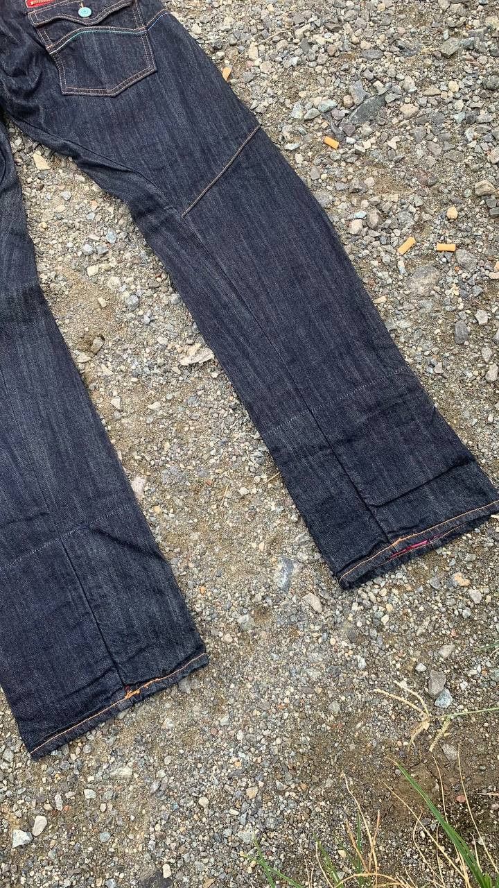 Japanese Brand Sorridere Great double waisted jeans Size US 33 - 11 Thumbnail