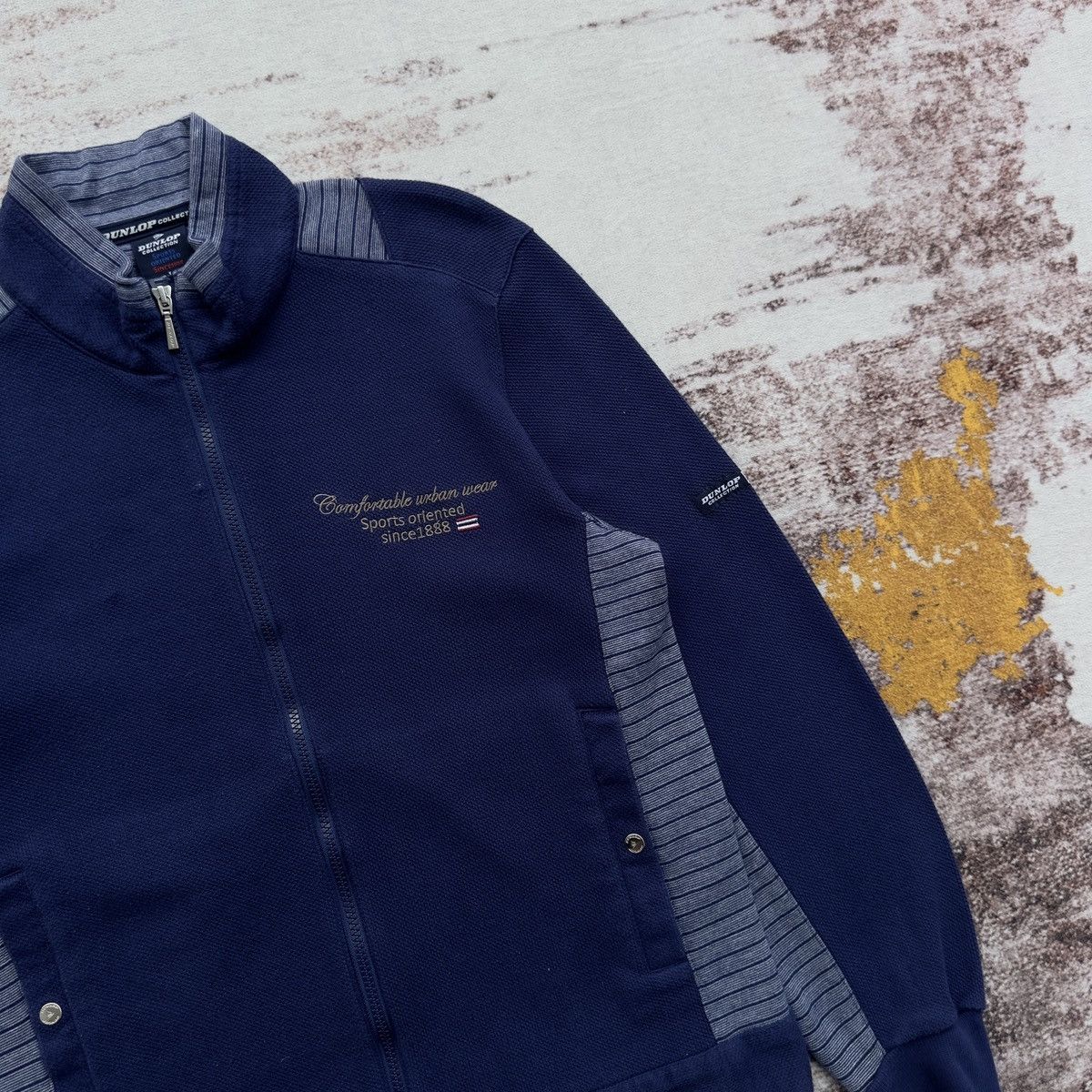 Dunlop DUNLOP COLLECTION SPORTS ORIENTED FULL ZIP TRACK JACKET Size US L / EU 52-54 / 3 - 4 Thumbnail
