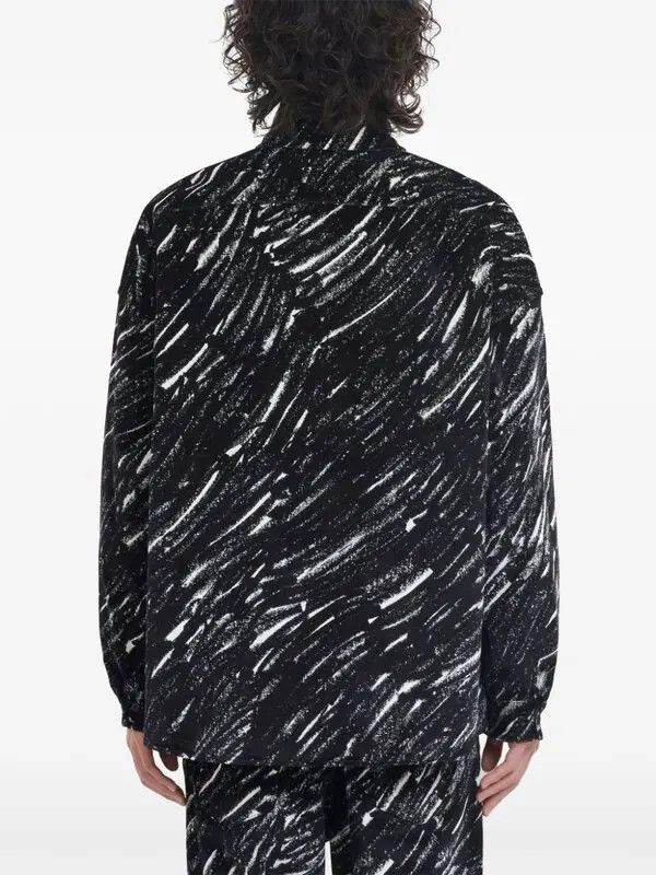 Marni o1w1db11125 Sketch-Style Print Shirt in Black Size US S / EU 44-46 / 1 - 3 Thumbnail