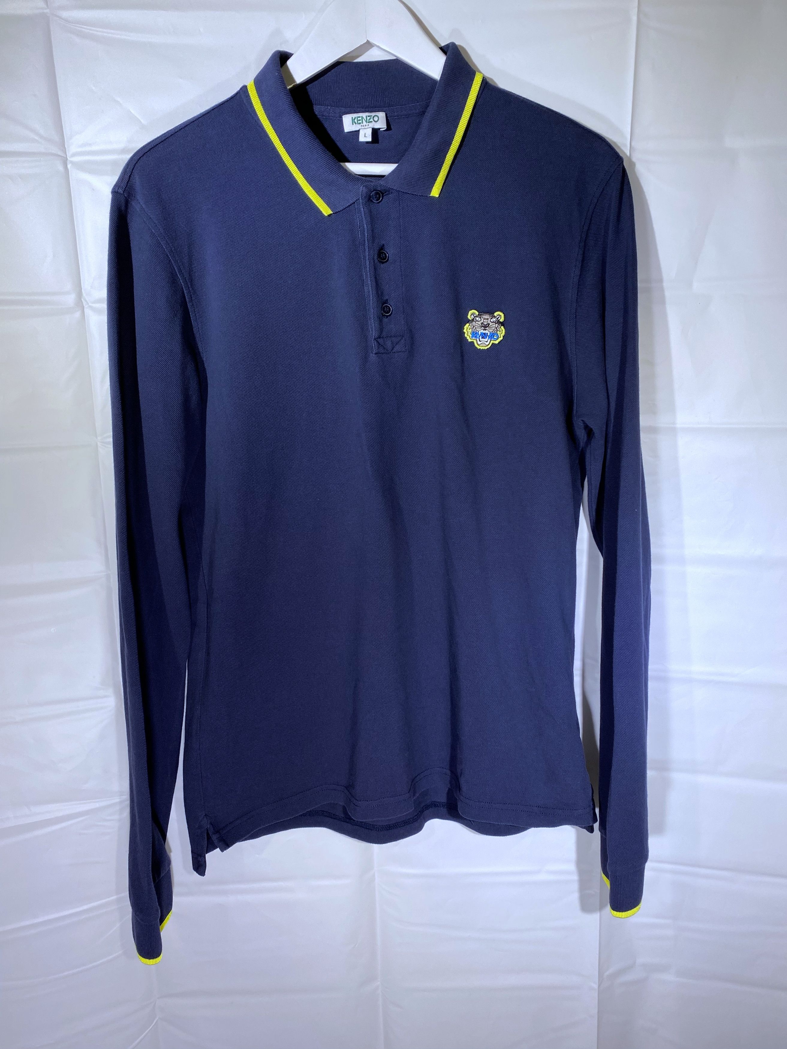 Kenzo polo shirt long sleeve best sale