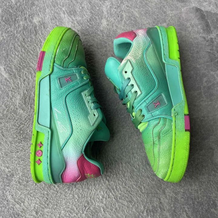Louis Vuitton Louis Vuitton Trainer Low Top Fashion Sneakers -2508 Size US 8 / EU 41 - 7 Thumbnail