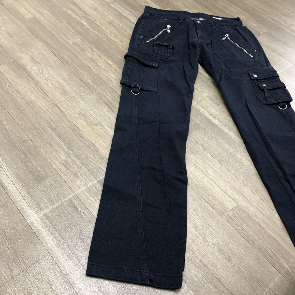 Hysteric Glamour × Japanese Brand × Seditionaries Rare Vintage Semantic Design Julius7 Gas Mask Jeans 1990s Size US 30 / EU 46 - 4 Thumbnail
