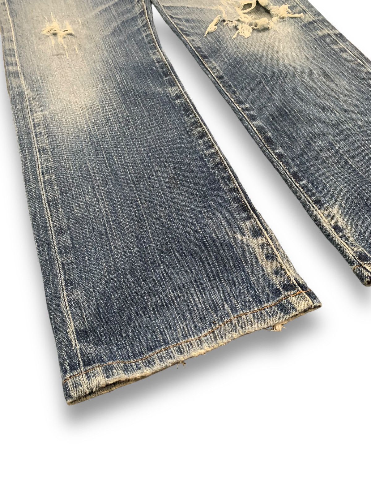 Undercover × Uniqlo Vintage Uniqlo S001 Straight Leg Distressed Grunge Jeans Size US 31 - 9 Thumbnail