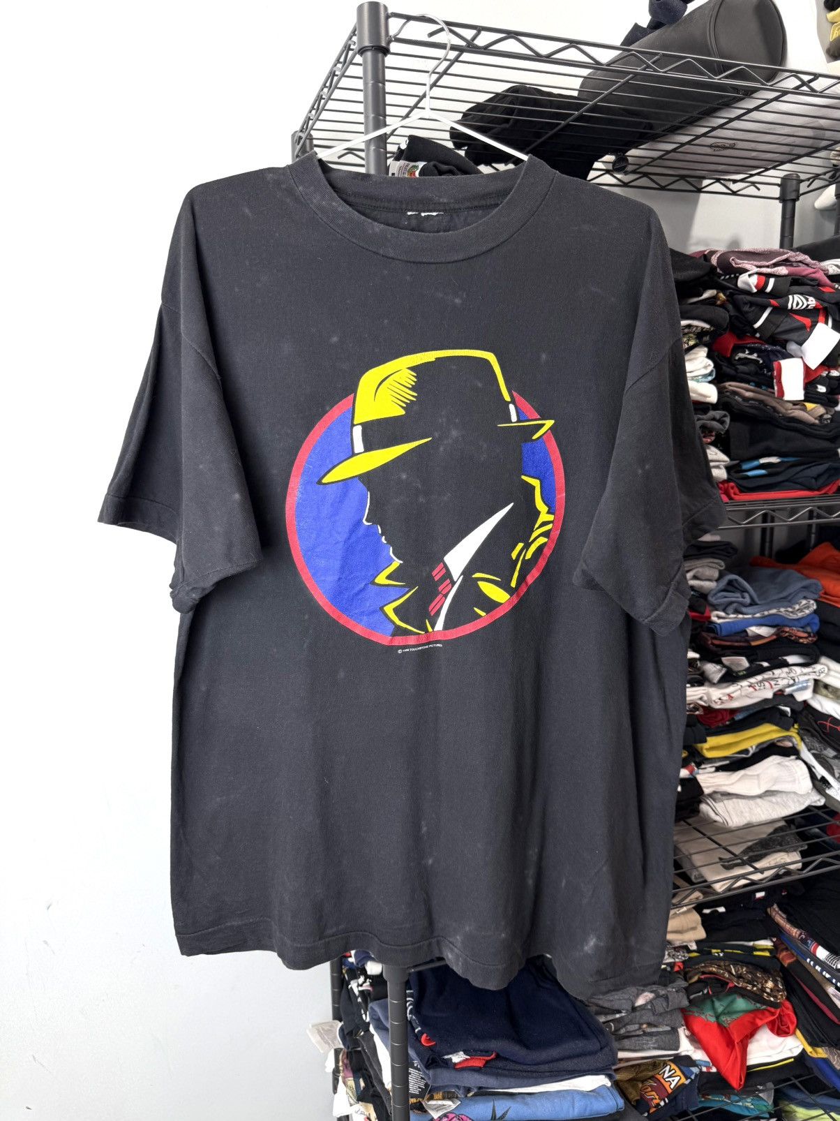 DC Comics Rare! Vintage 1990’s Dick Tracy Comics T Shirt Marlboro Size US L / EU 52-54 / 3 - 1 Thumbnail