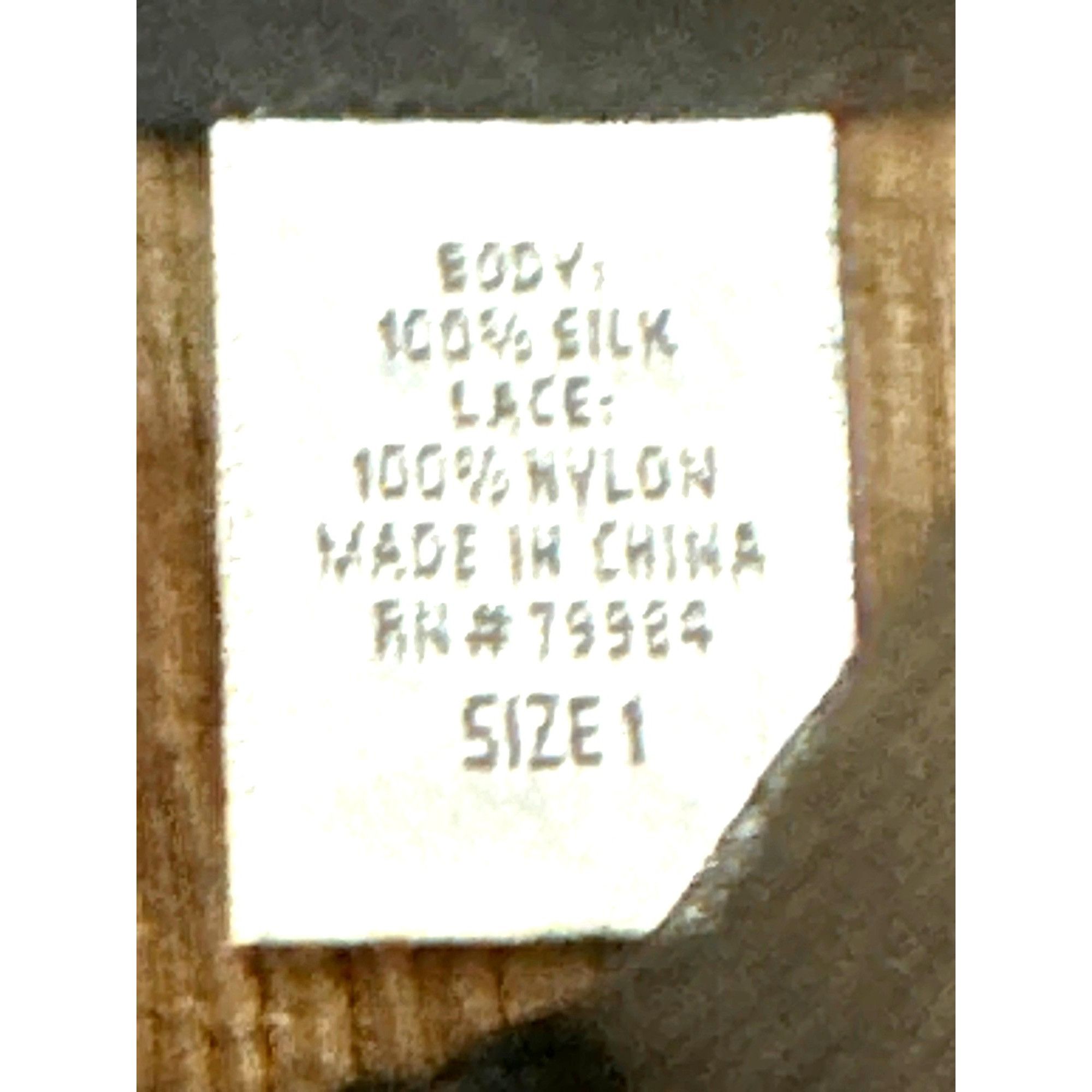 Chicos Vintage All Silk Blouse by Chicos Size 1 Black Sheer Lace Ch Size S / US 4 / IT 40 - 10 Thumbnail
