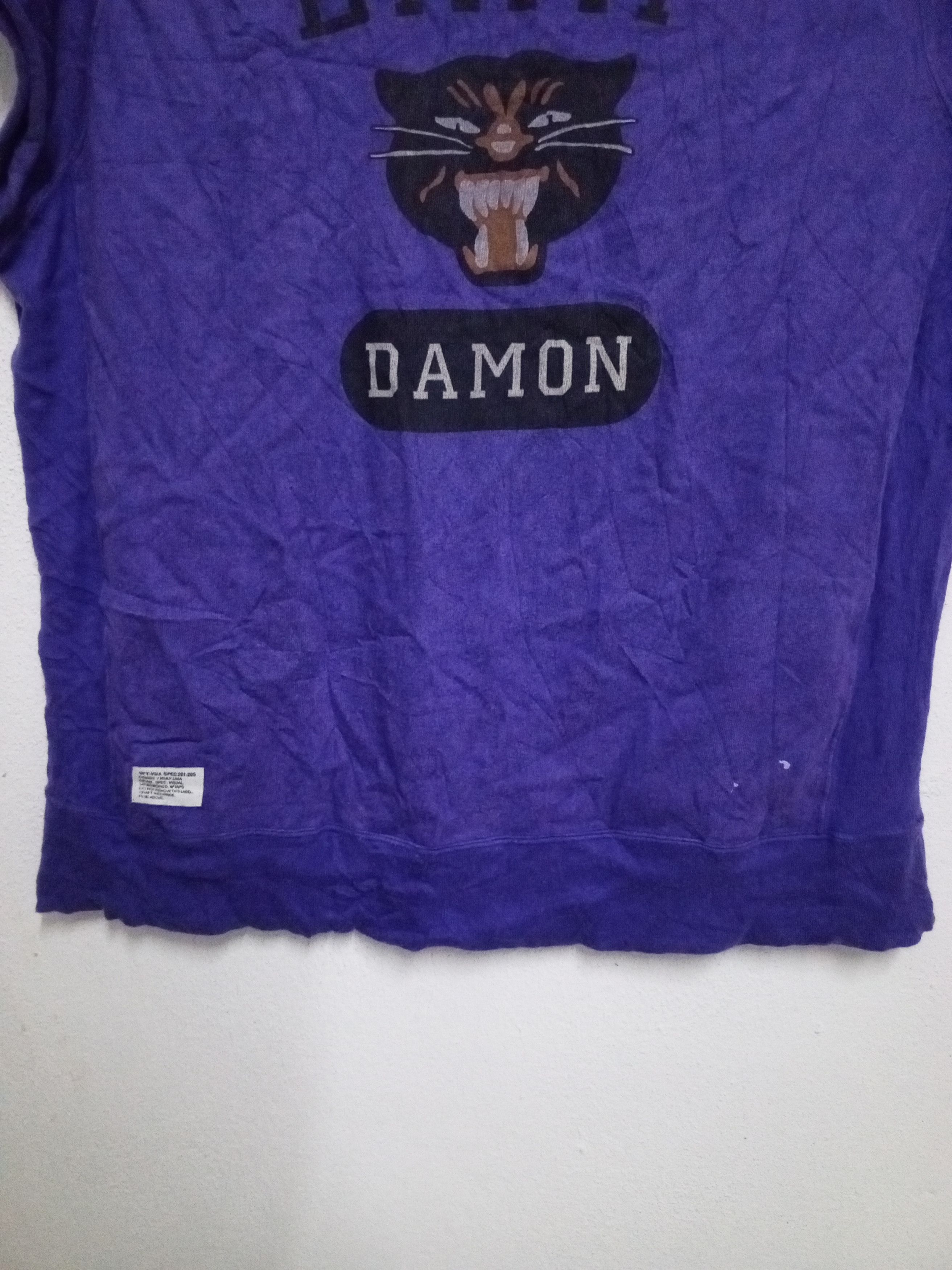 Wtaps Rare wtaps lamf Damon tiger short sleeve Size US L / EU 52-54 / 3 - 7 Thumbnail