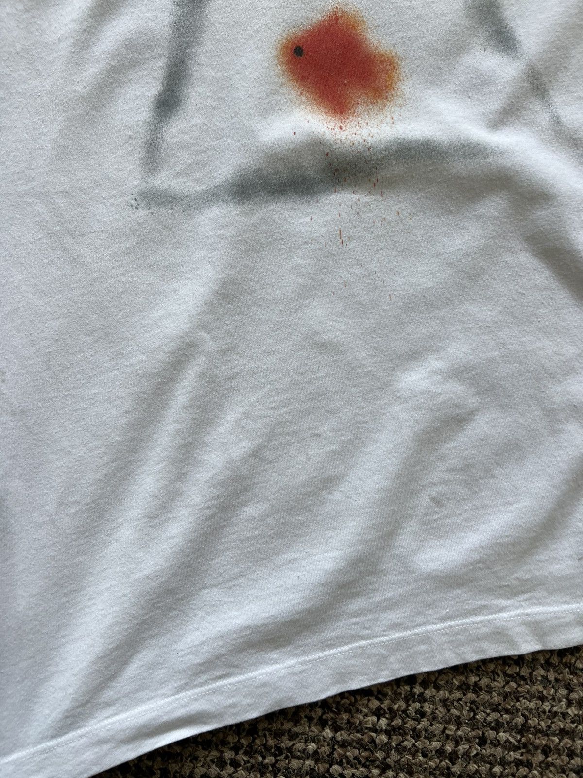 Off-White Off-White Pivot Fish White T Shirt Big Logo M Size Size US M / EU 48-50 / 2 - 9 Thumbnail