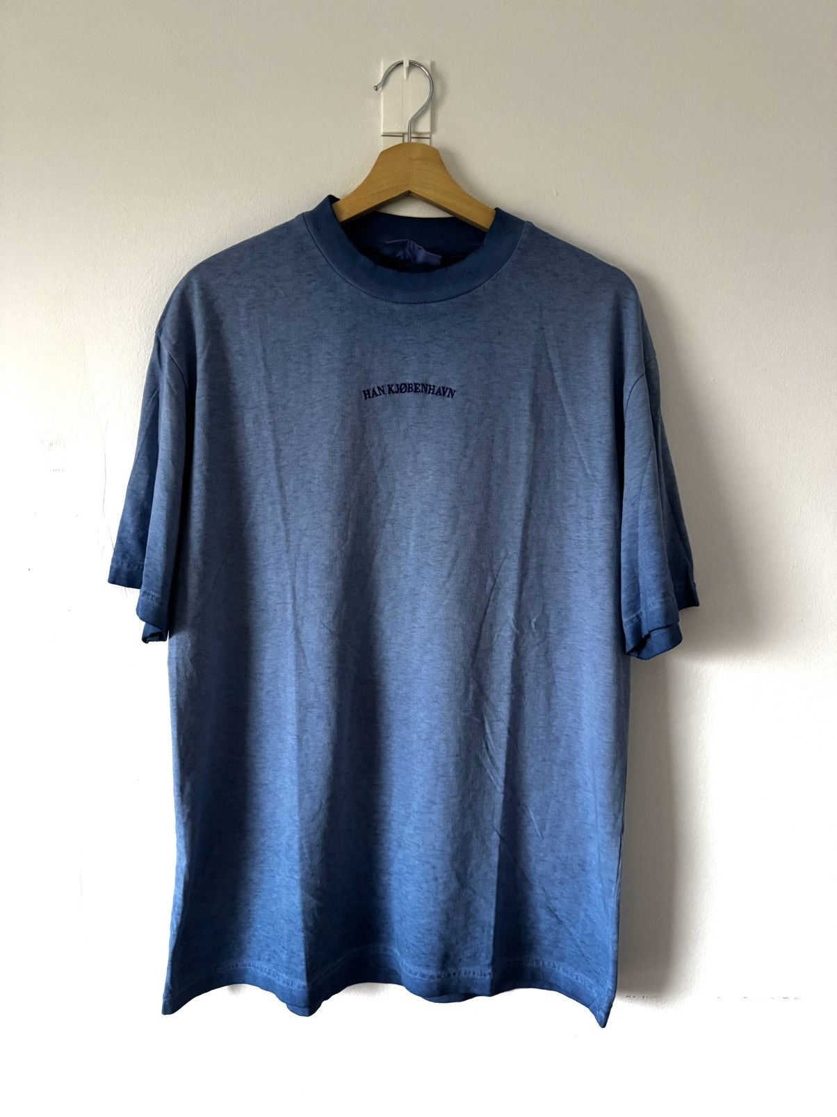 Han Kjobenhavn Han Kjobenhavn washed blue cotton t-shirt M Size US M / EU 48-50 / 2 - 1 Thumbnail