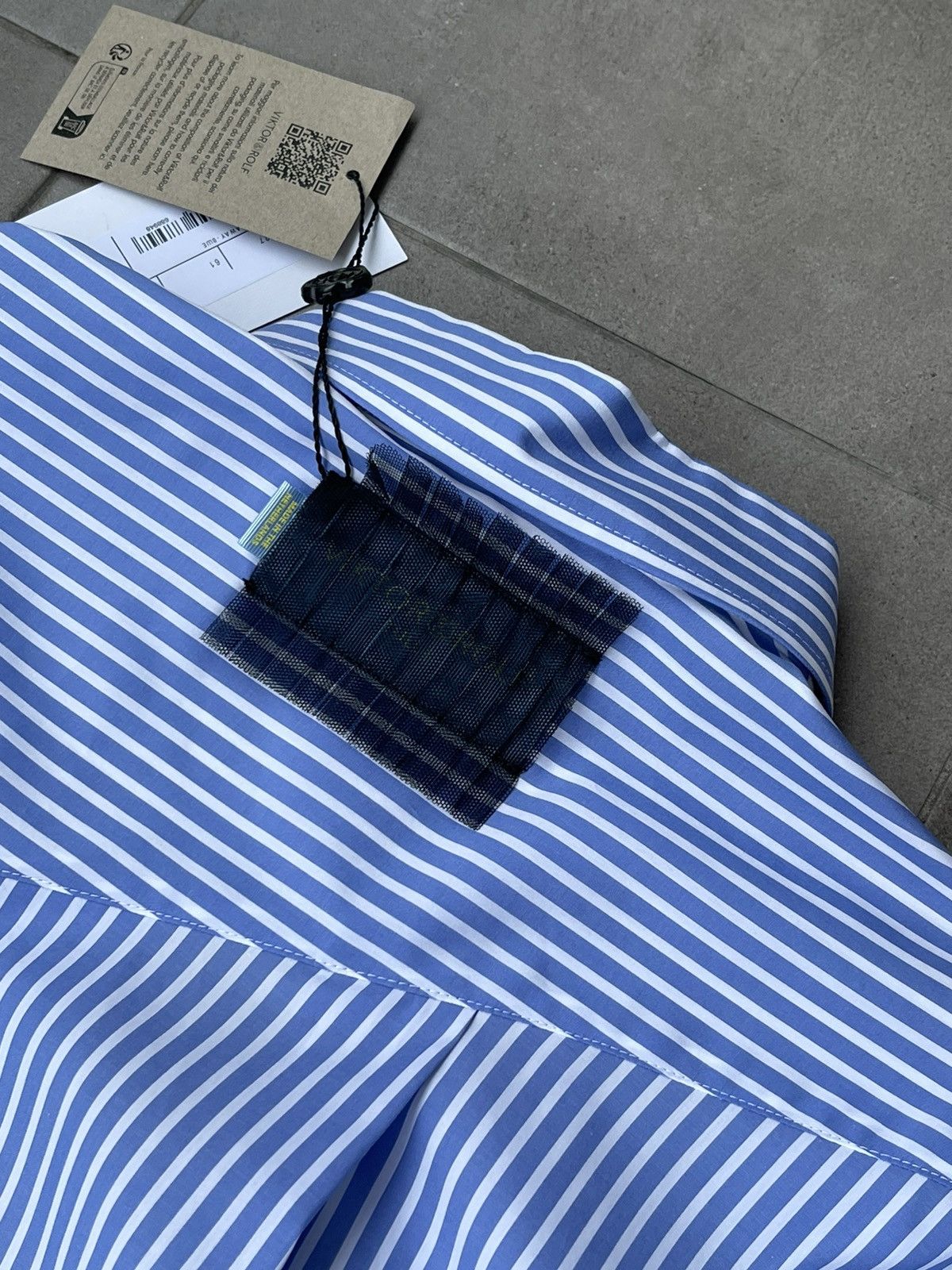 Viktor & Rolf !DS! FW22 Viktor & Rolf Floating Away Reconstructed Shirt Size L / US 10 / IT 46 - 16 Thumbnail