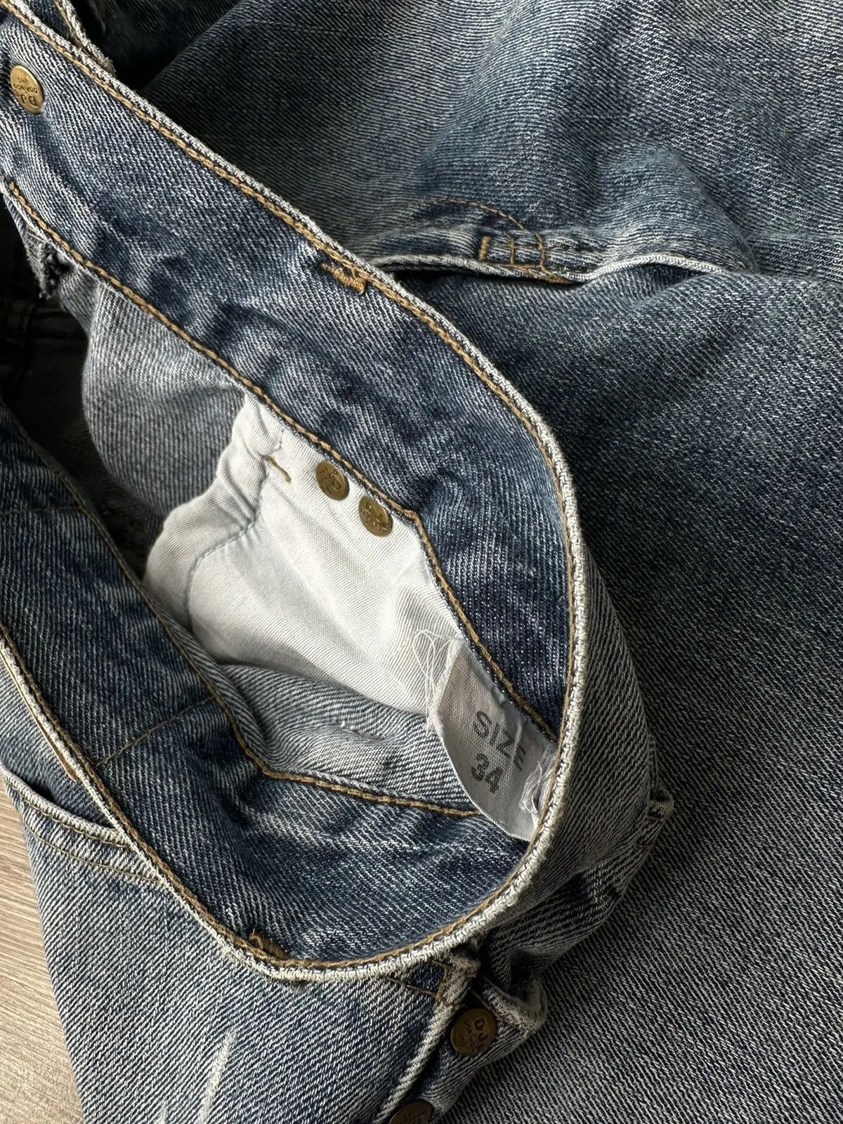 Japanese Brand × Vintage Vintage Japanese DJ Doringo Jeans Wear Denim Pocket Pants Size US 34 / EU 50 - 18 Thumbnail