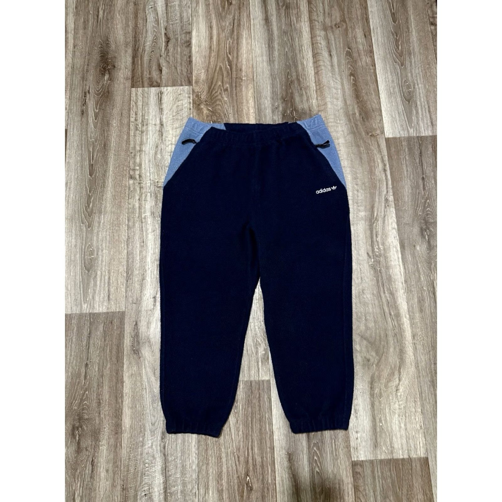 Adidas ADIDAS FLEECE SWEATPANTS Size L NAVY BLUE Y2K RARE PANTALONE MEN’S Size US 33 - 5 Thumbnail