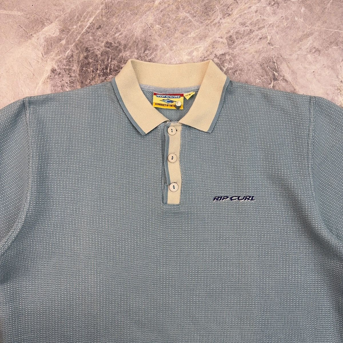 Ripcurl × Vintage Vintage Rip Curl T shirt Blue Beach Shirt Surfing Streetwear Size US S / EU 44-46 / 1 - 7 Thumbnail