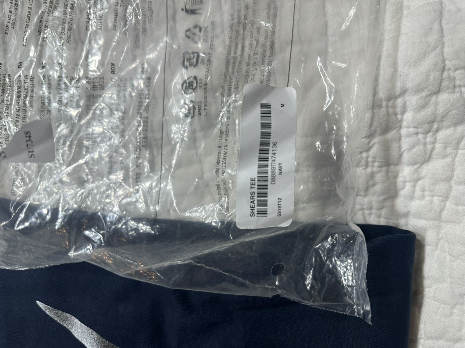 Supreme SUPREME SHEARS TEE/ BRAND NEW MEDIUM NAVY Size US M / EU 48-50 / 2 - 4 Thumbnail