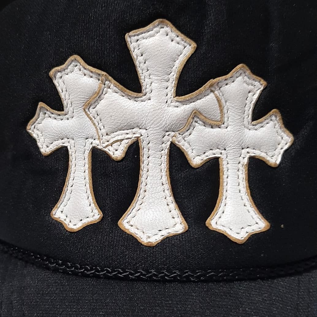 Chrome Hearts Chrome Heart Trucker Cross Patch Leather Size ONE SIZE - 3 Thumbnail