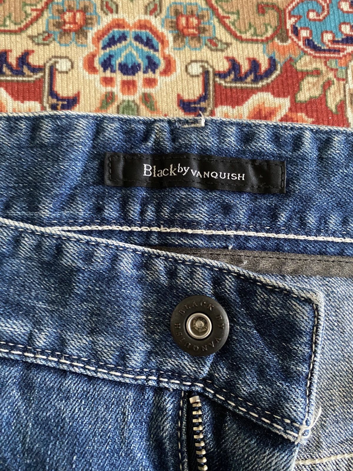 Japanese Brand × Vanquish Japanese Brand Black By Vanquish Distressed Denim Size US 29 - 13 Thumbnail