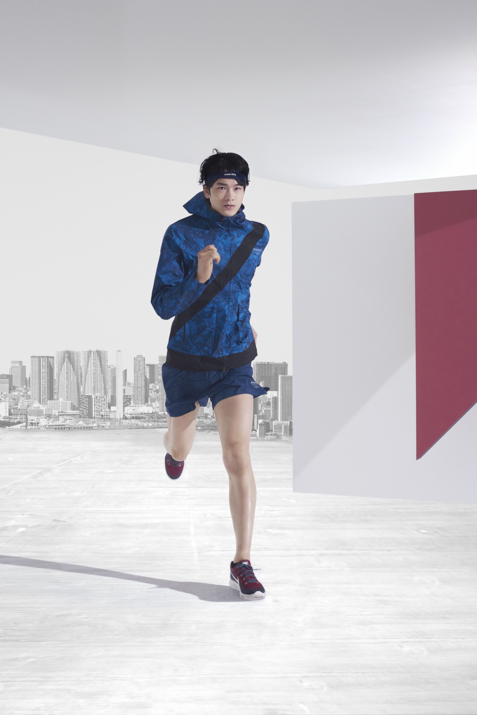 Gyakusou × Nike × Undercover Nikelab x Undercover Gyakusou Running Jacket Camo Leaf Blue Size XS / US 0-2 / IT 36-38 - 9 Thumbnail